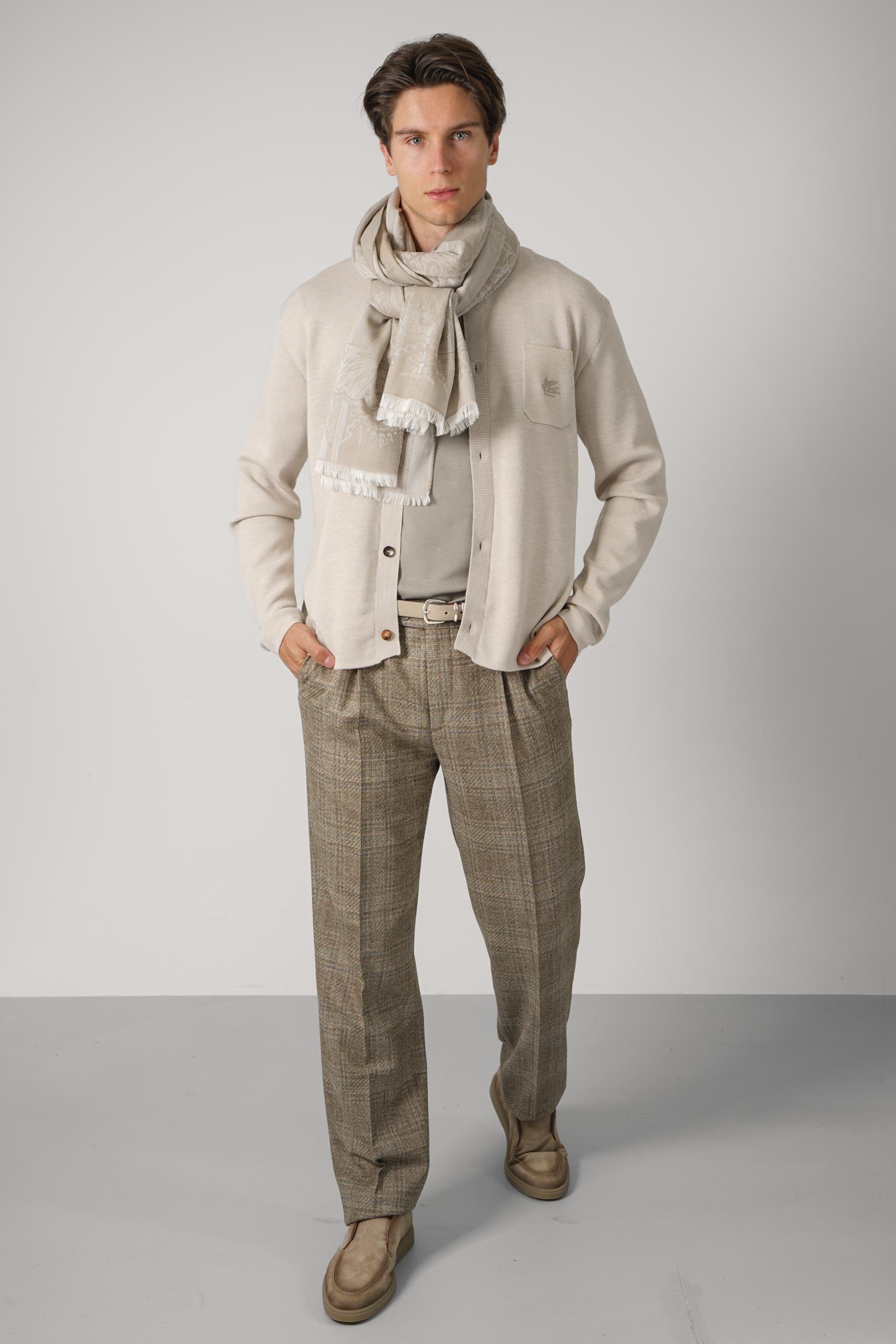 Etro Roma Knitted Cardigan – Cream