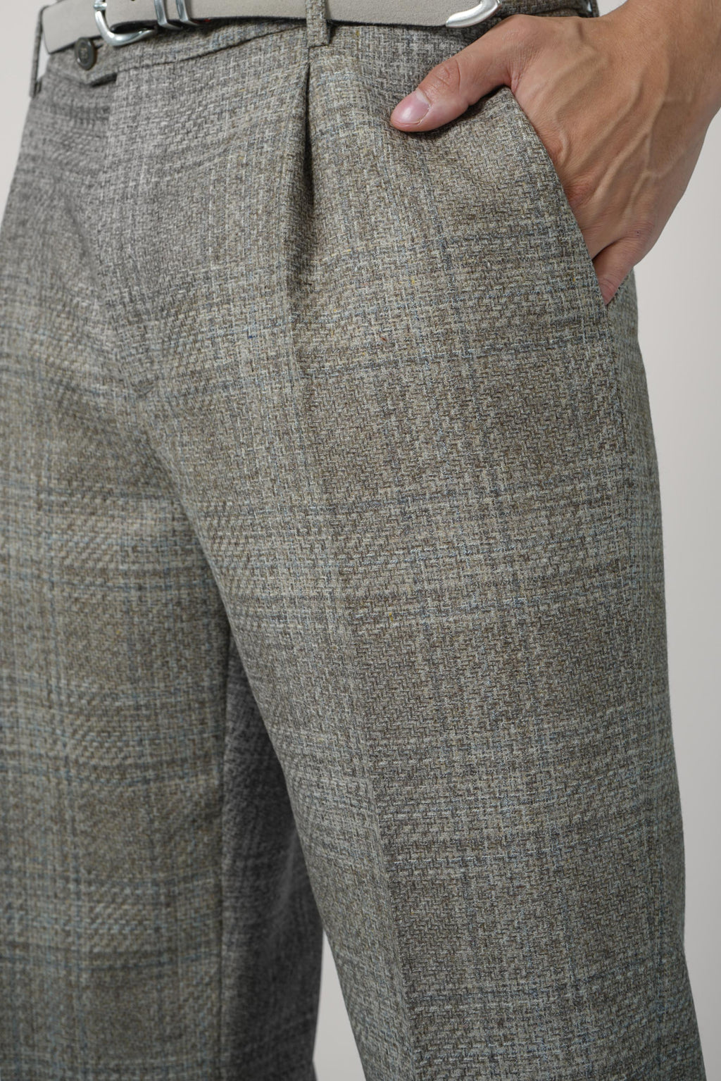 Etro Roma Single Pleat Trouser – Beige