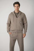Etro Zipped Hoodie Welt PKT – Beige