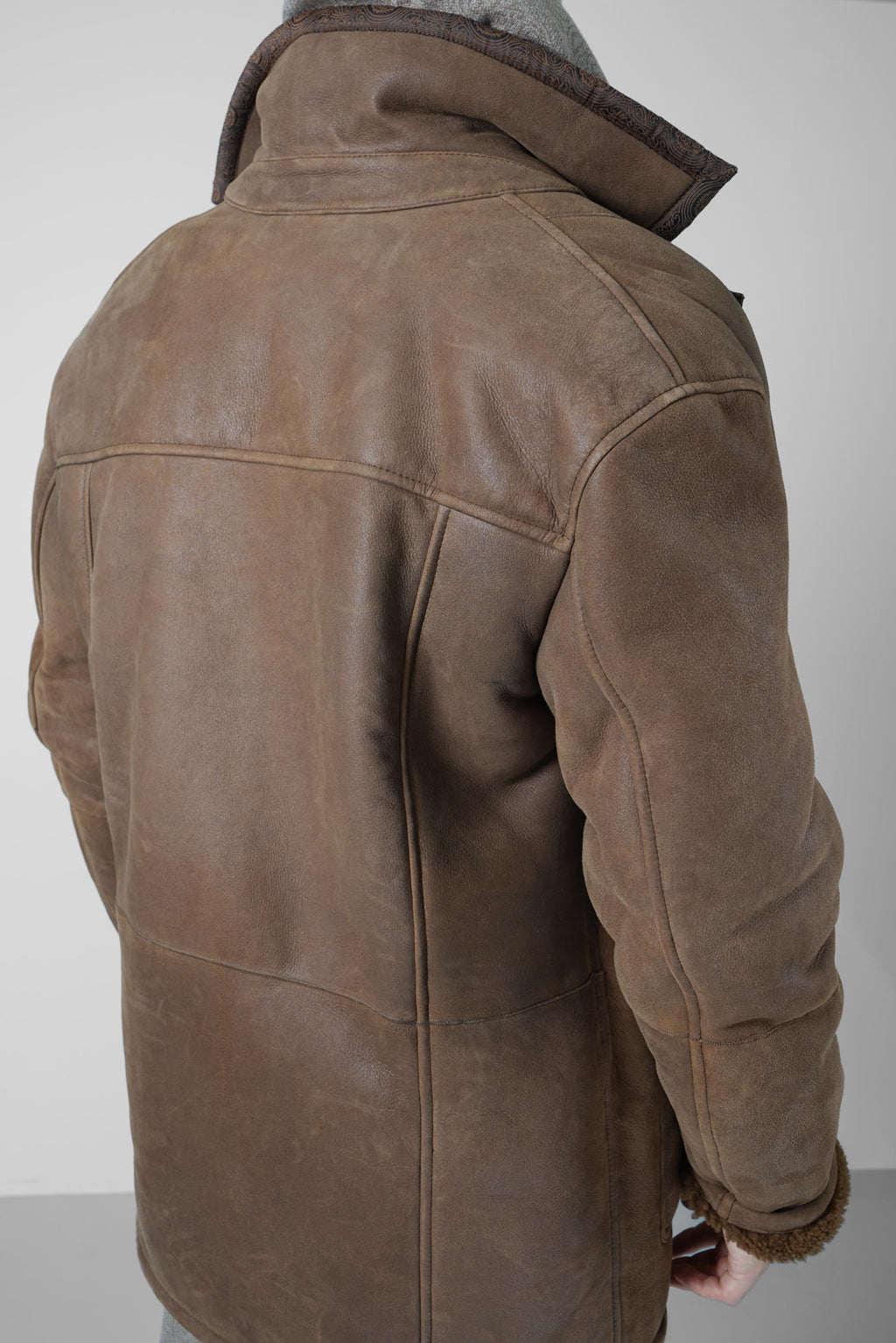 Etro Mid Length Shearling Coat – Brown