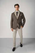 Etro Roma Peak Lapel Sport Jacket – Brown