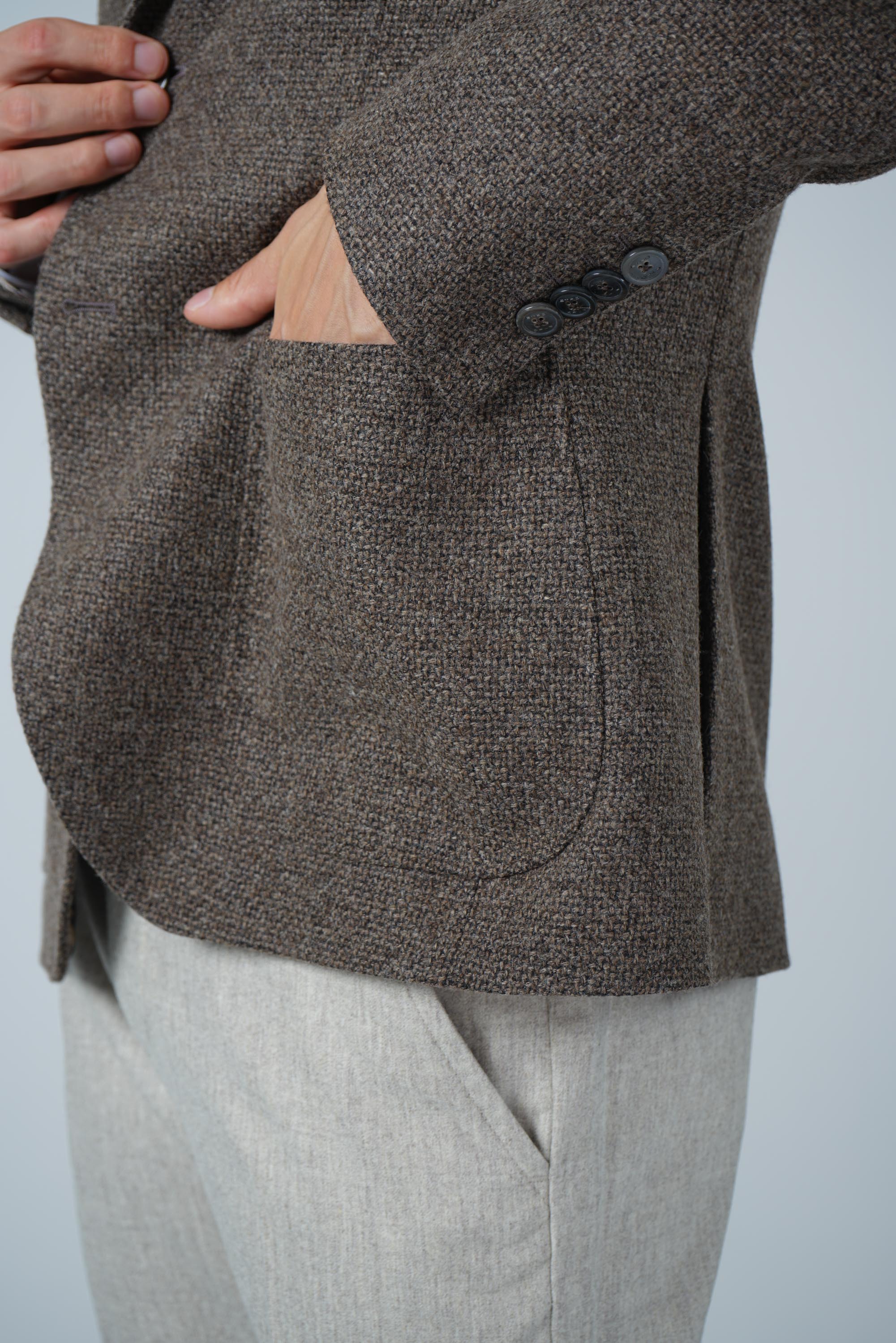 Etro Roma Peak Lapel Sport Jacket – Brown