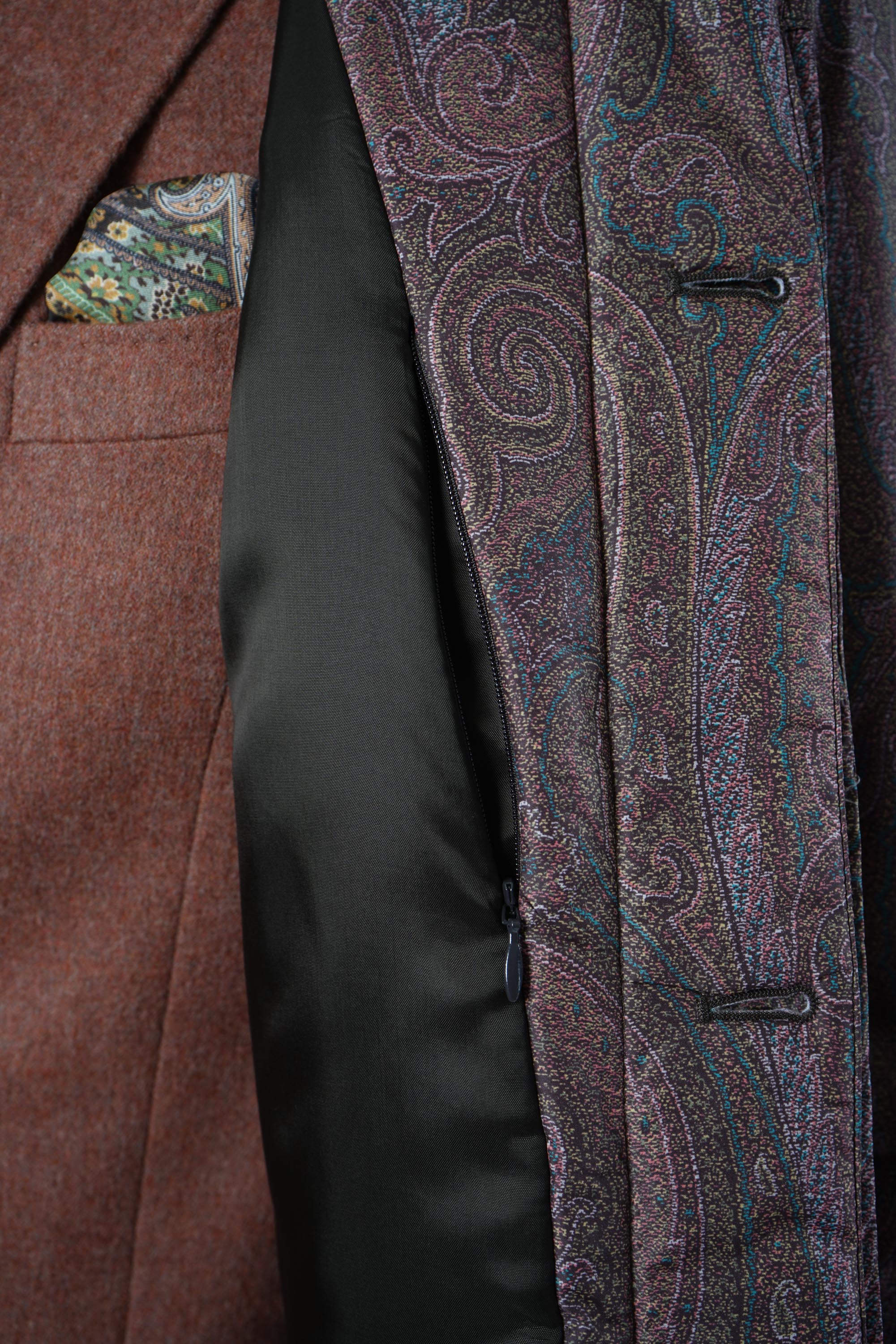 Light Padded Raincoat – Burgundy