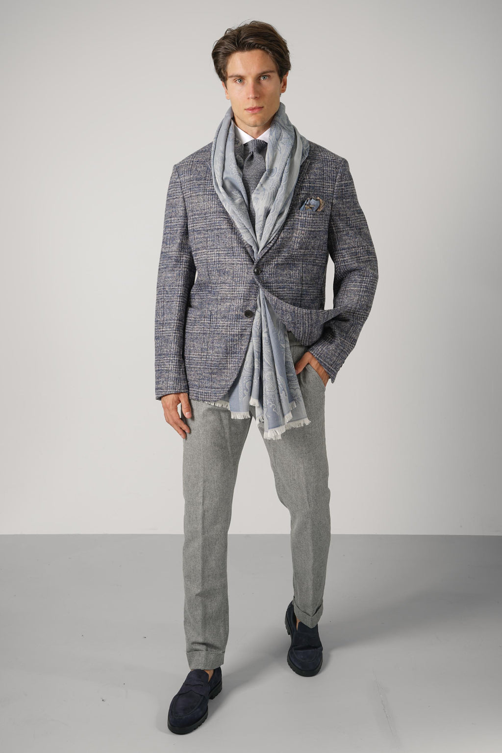 Etro Half Lined Sport Jacket – Grey