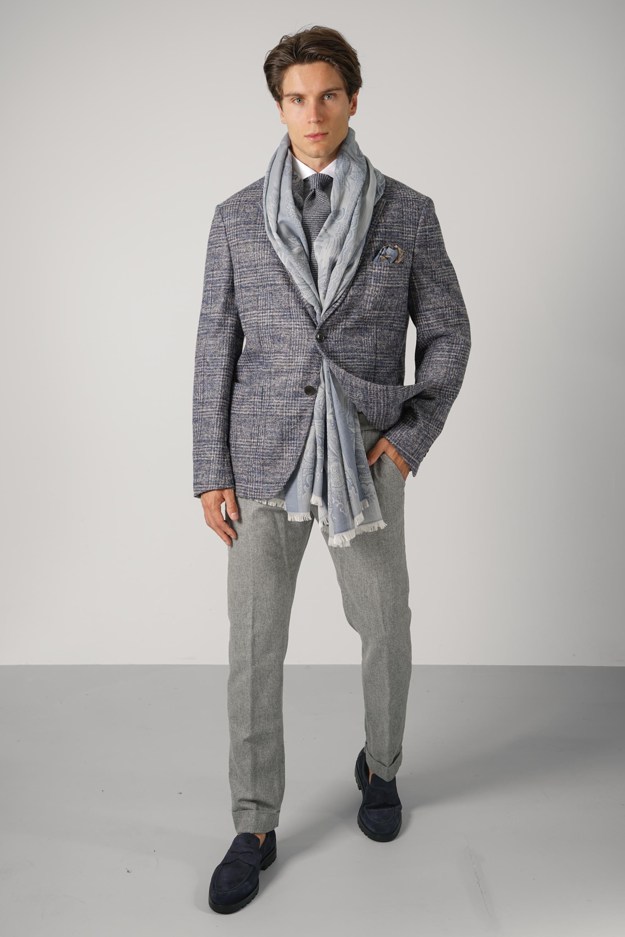 Etro Half Lined Sport Jacket – Grey