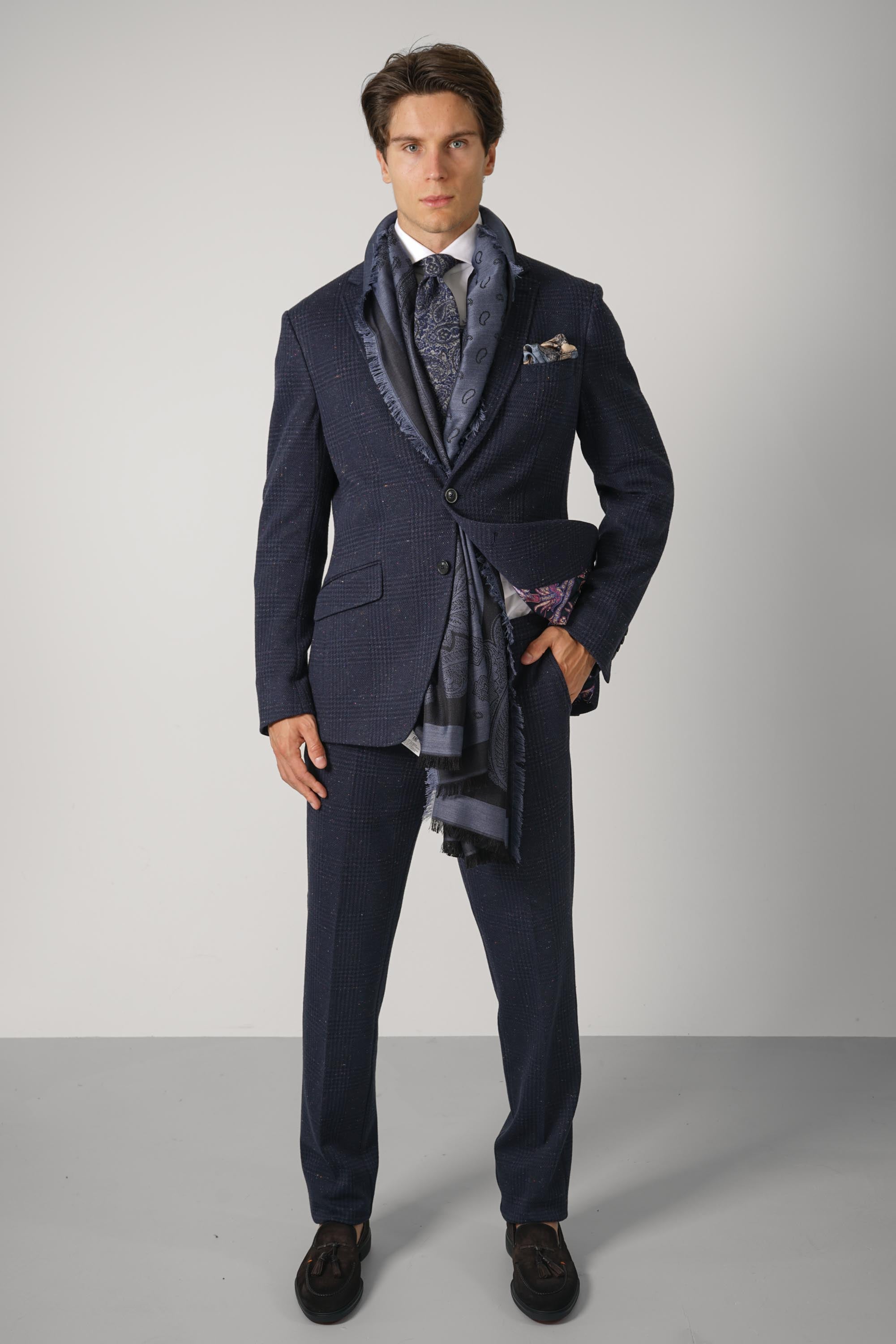 Etro Roma Jersey Jacket – Navy