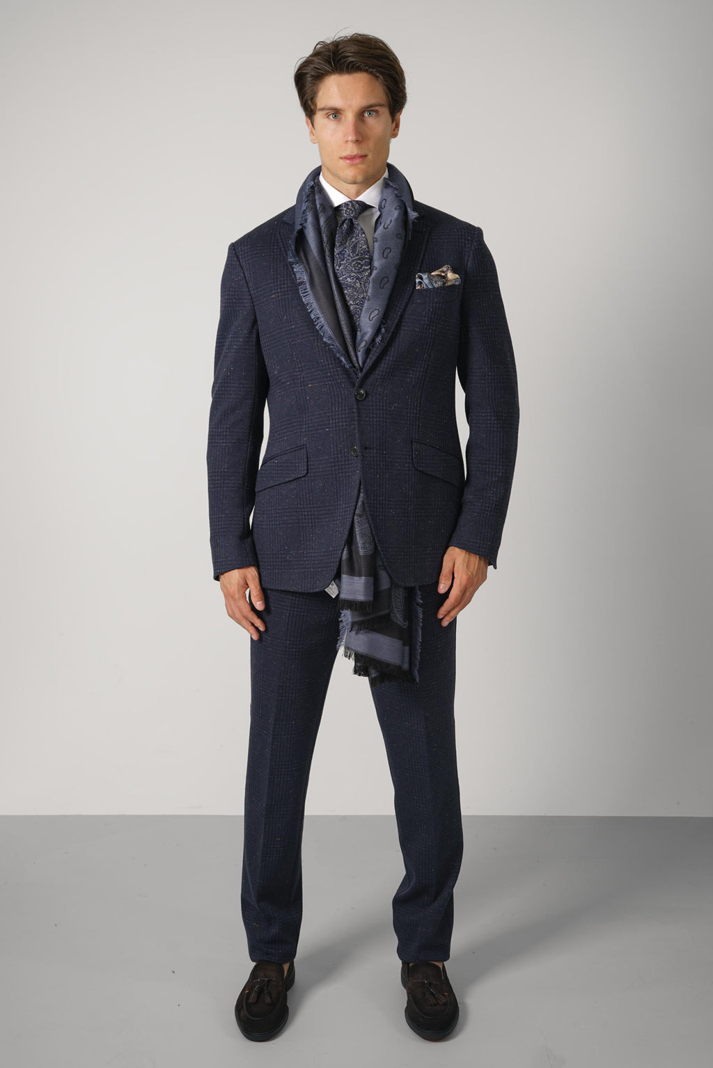 Etro Roma Jersey Jacket – Navy