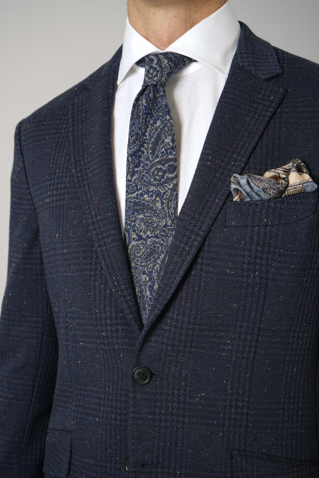 Etro Roma Jersey Jacket – Navy