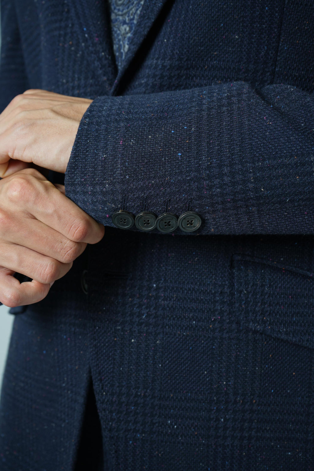 Etro Roma Jersey Jacket – Navy