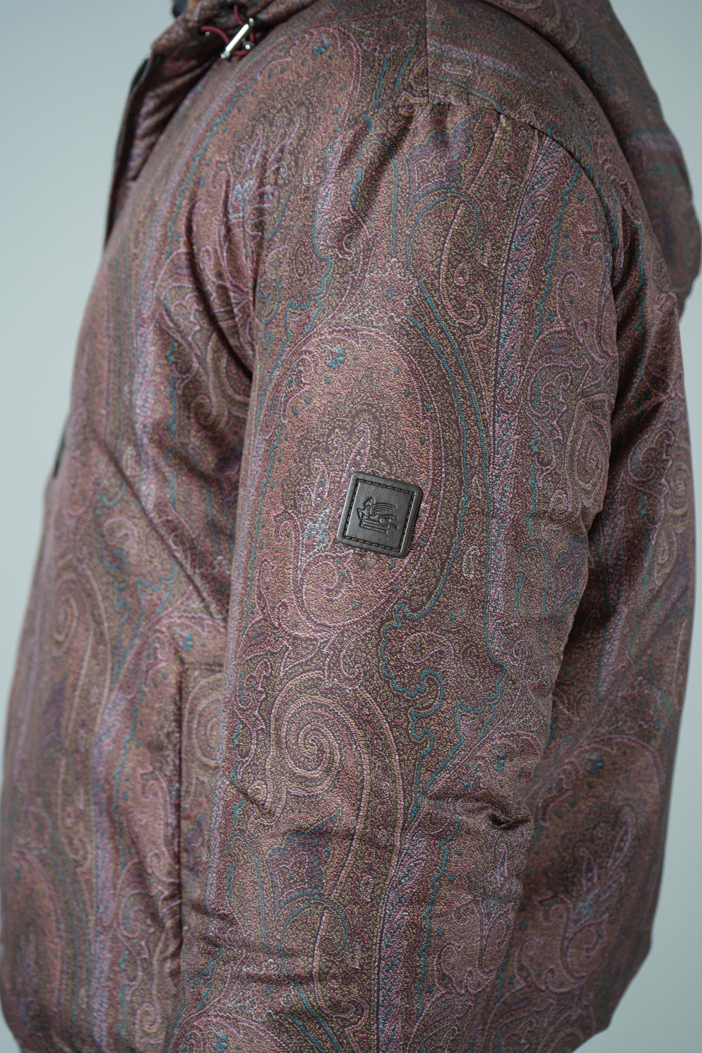 Etro Hooded Padded Bomber – Burgundy