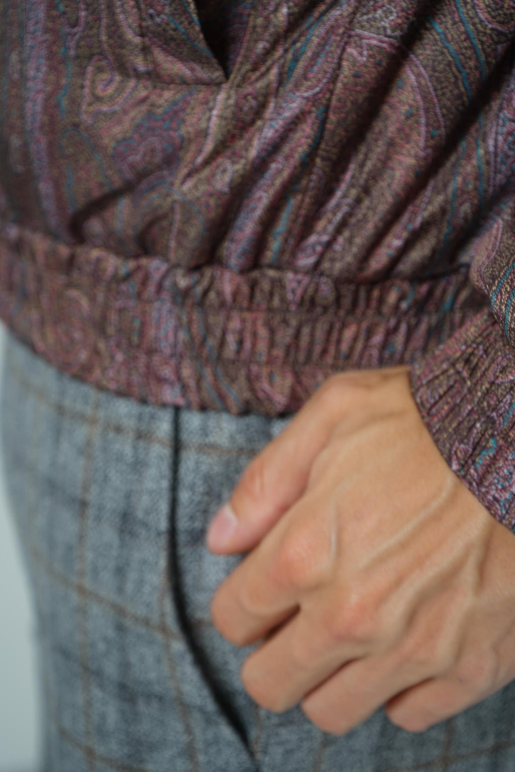Etro Hooded Padded Bomber – Burgundy