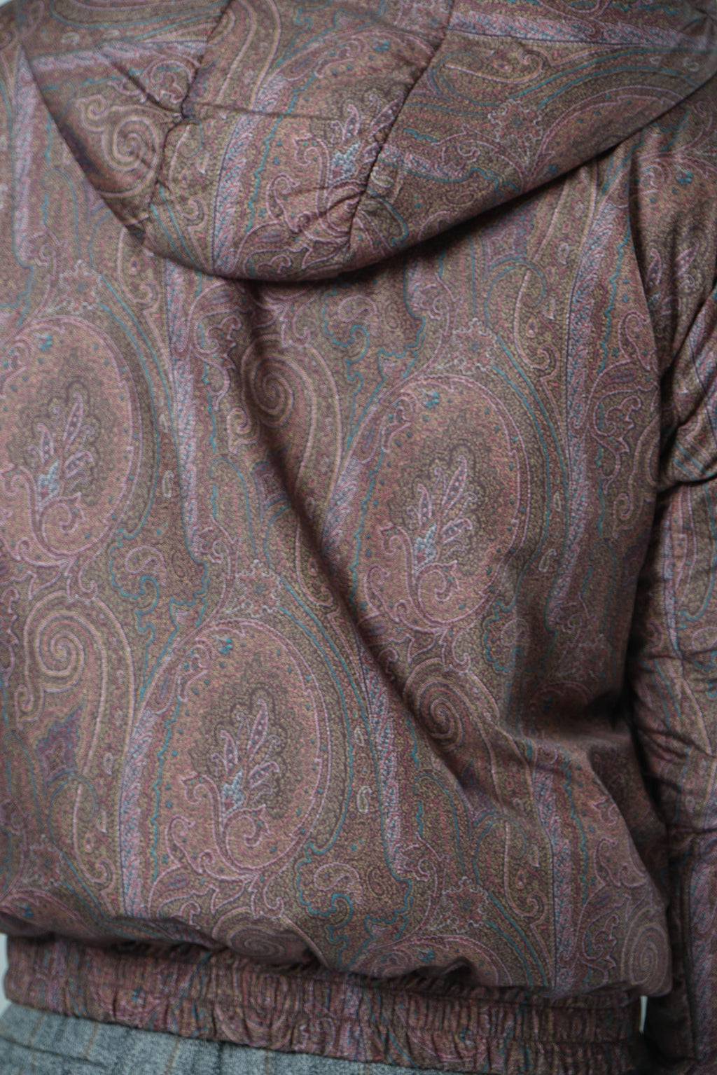 Etro Hooded Padded Bomber – Burgundy