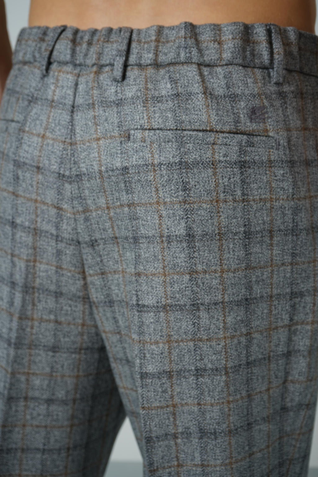 Etro Elast Waistband Trouser – Grey