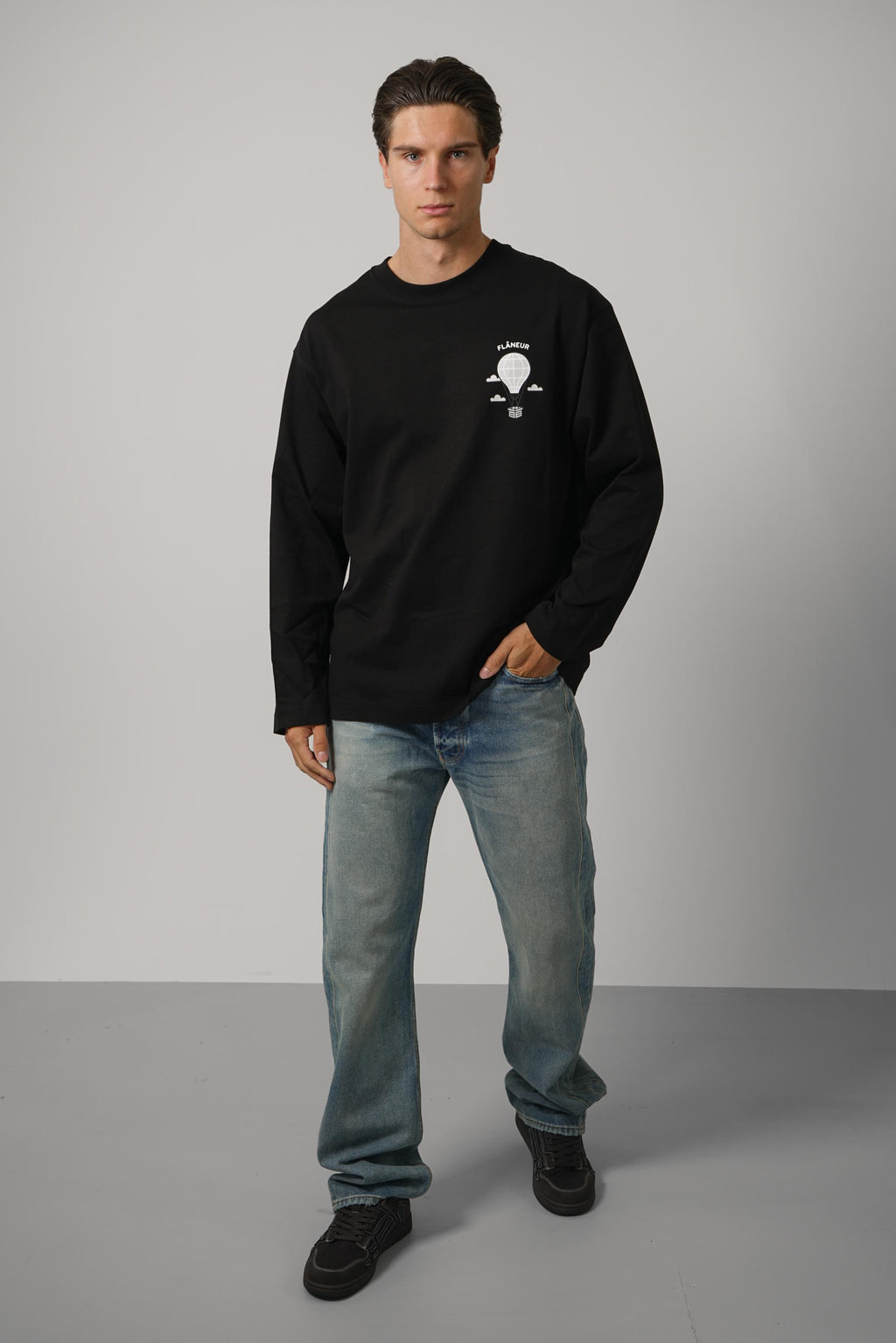 Balloon Long Sleeve – Black