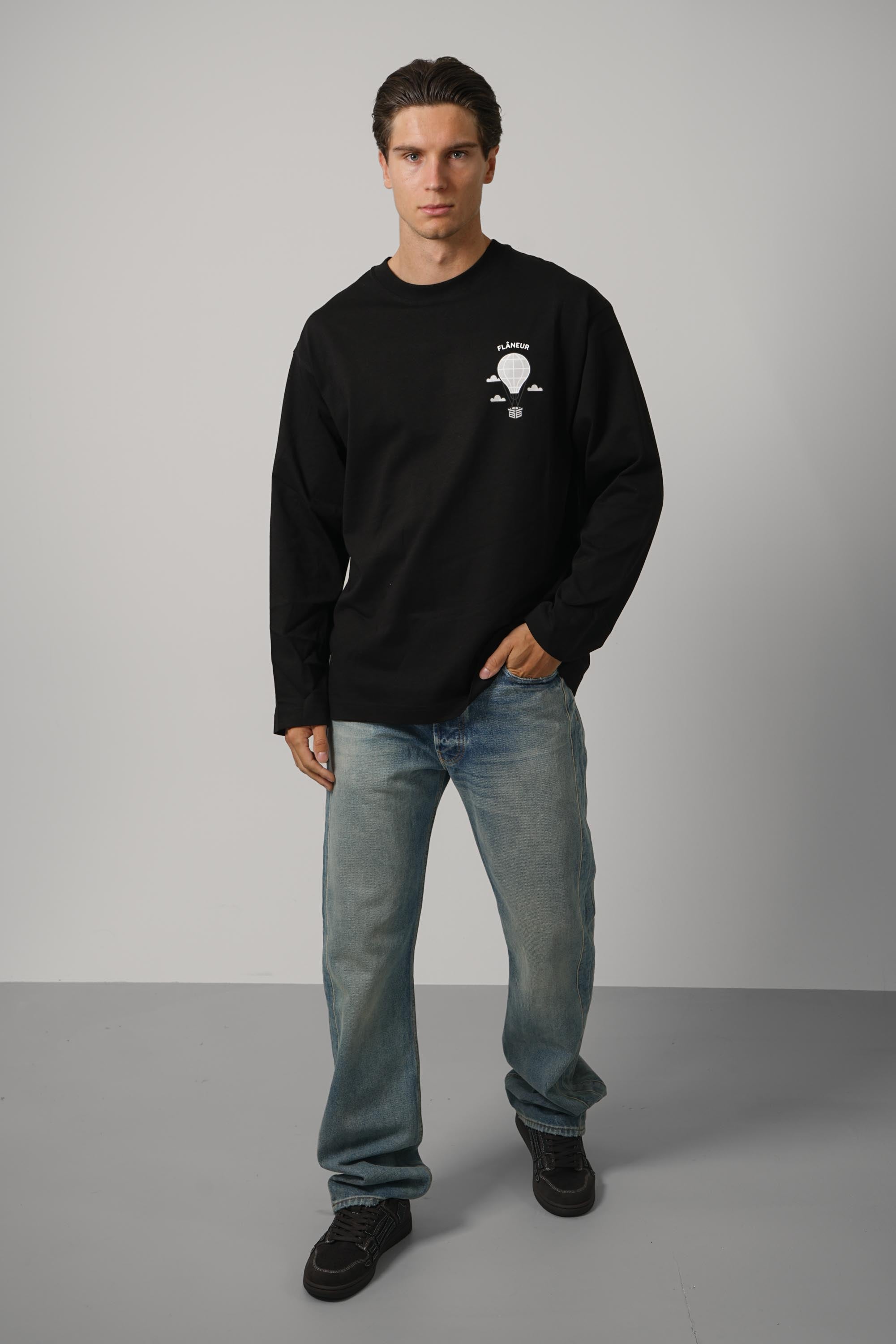 Balloon Long Sleeve – Black