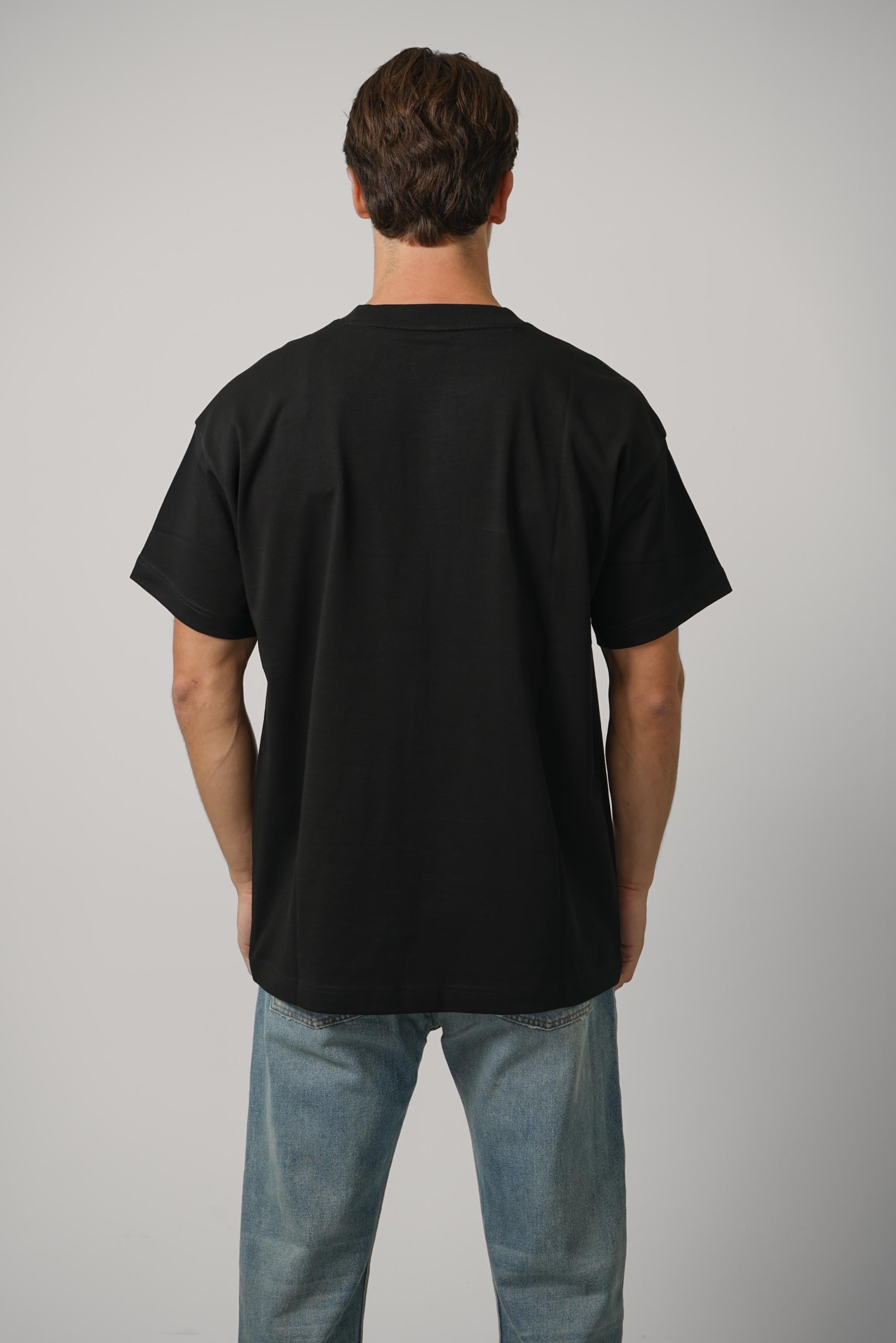 Stitched Logo T-Shirt – Black