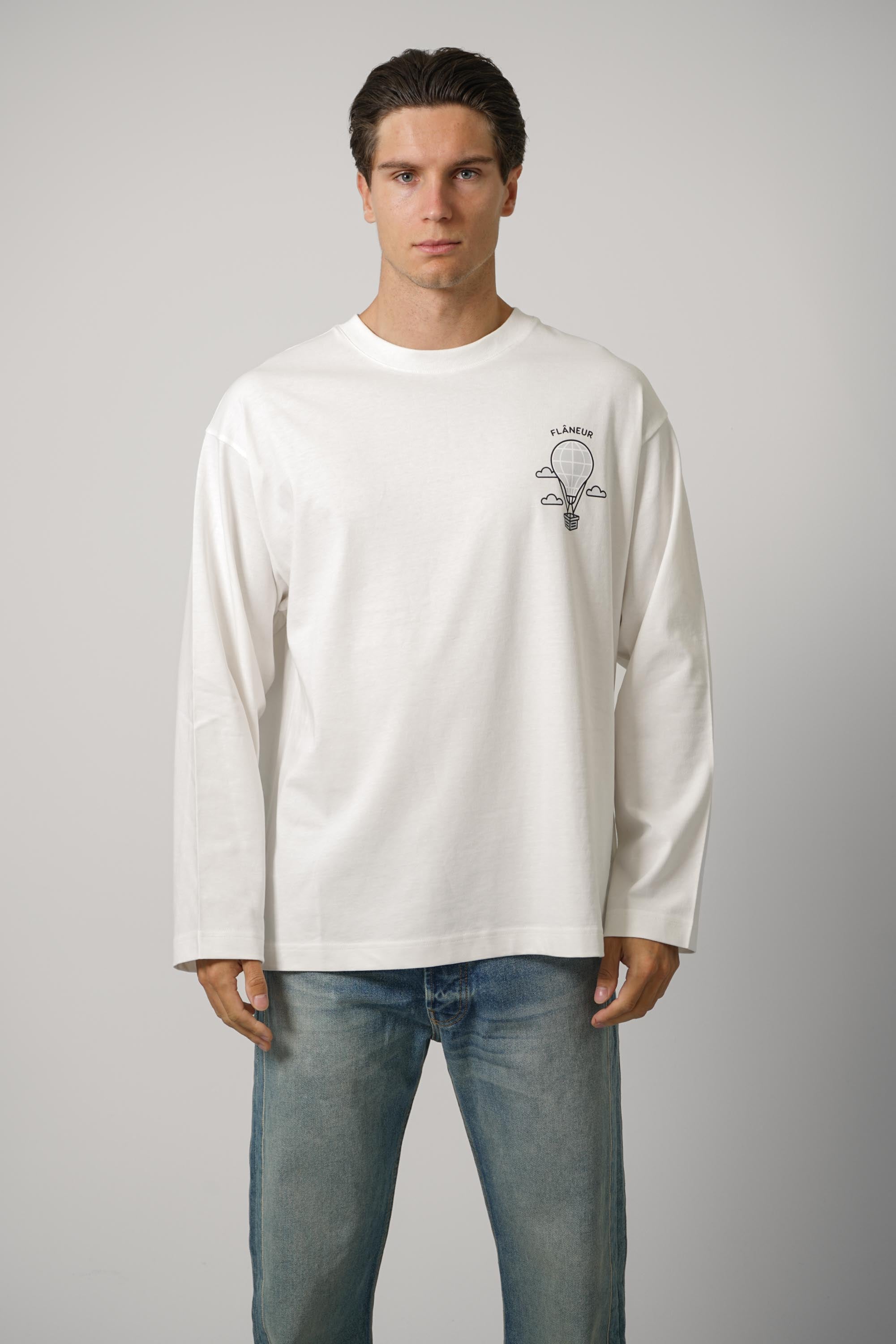 Balloon Long Sleeve – White