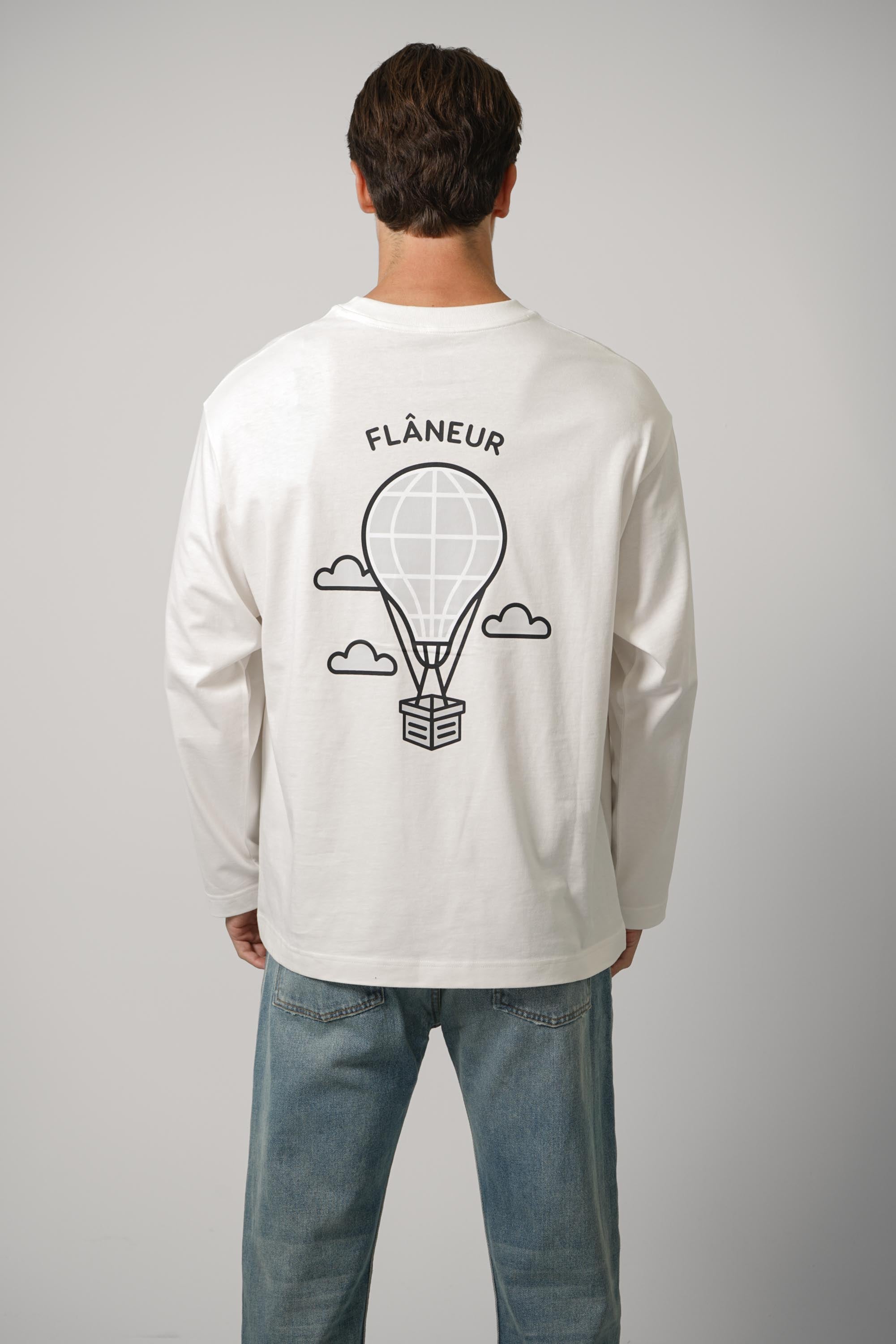 Balloon Long Sleeve – White
