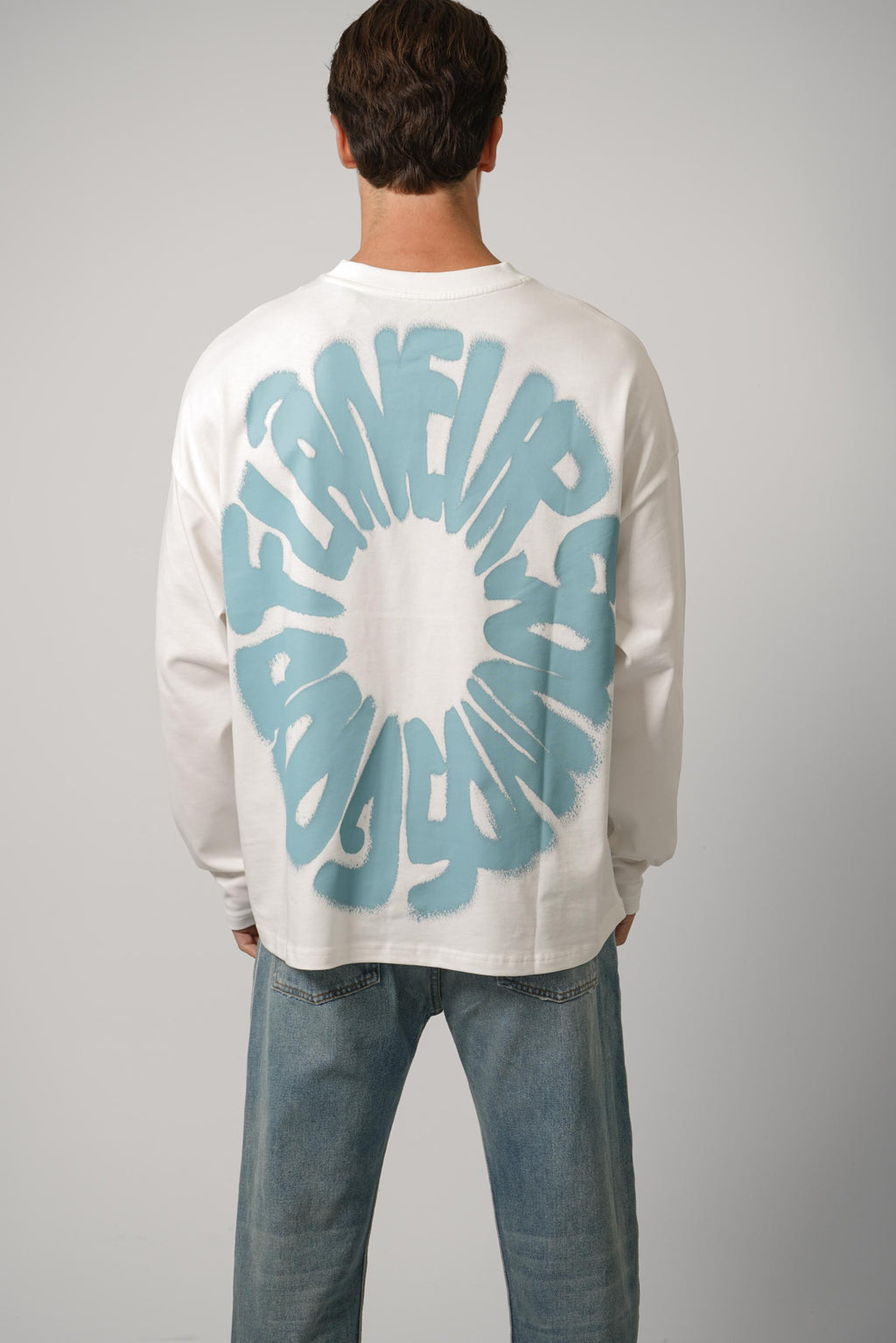 Flaneur Sounds Good Long Sleeve – White