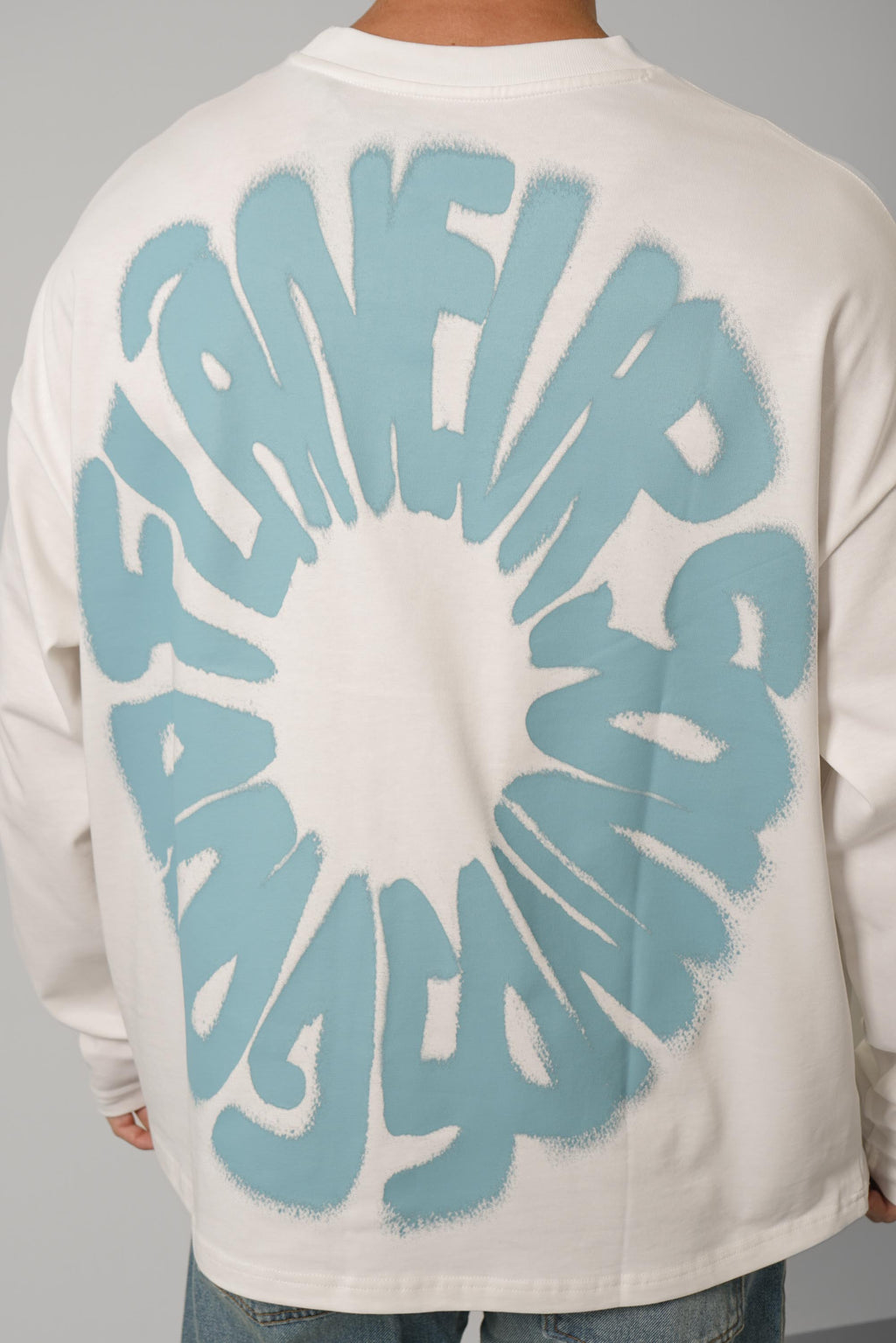 Flaneur Sounds Good Long Sleeve – White