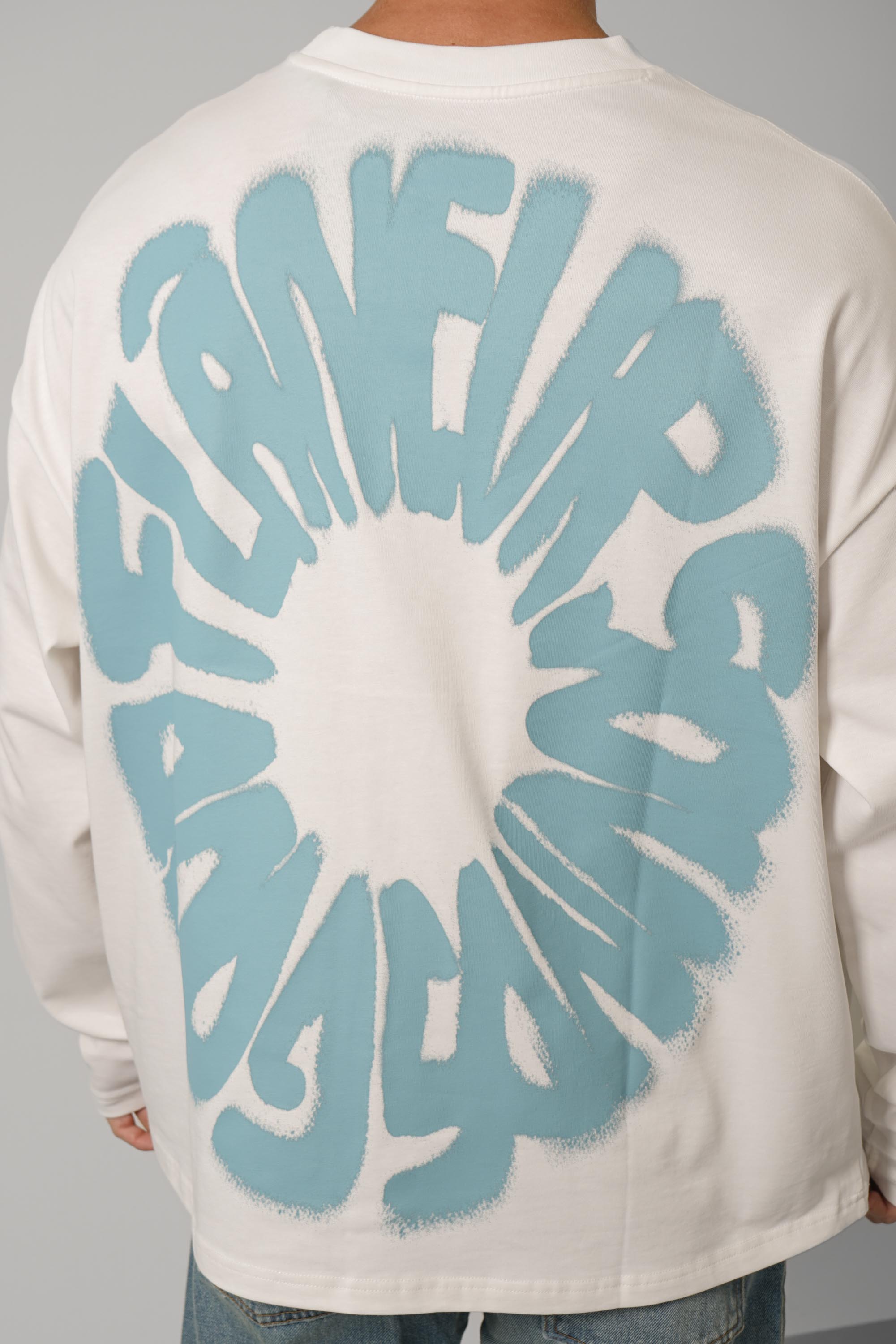Flaneur Sounds Good Long Sleeve – White