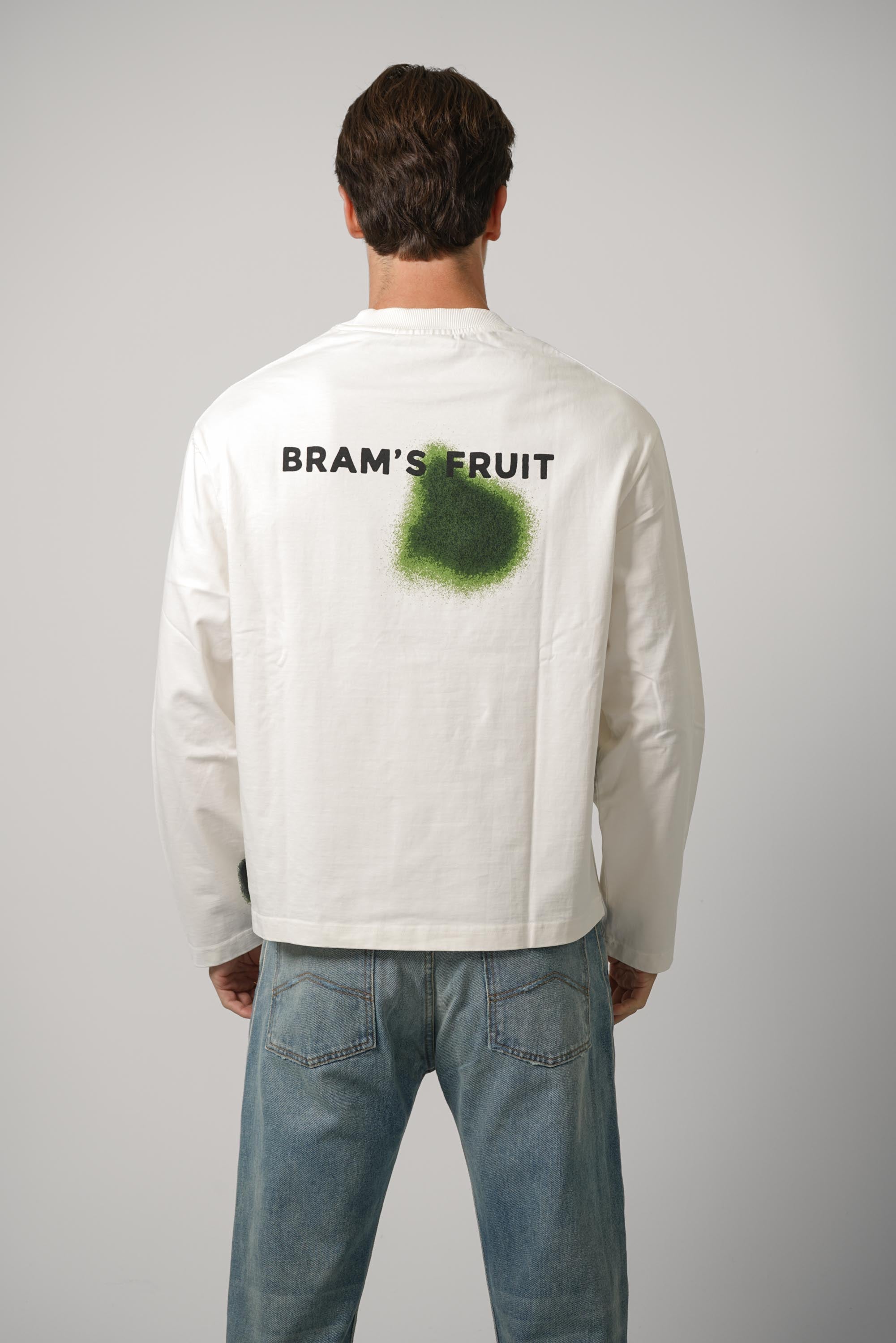 Grass Stain Longsleeve – White
