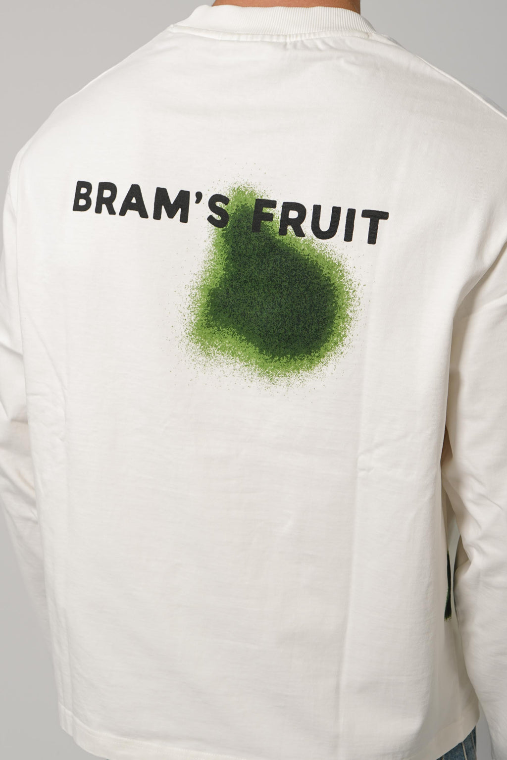 Grass Stain Longsleeve – White
