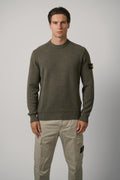 Crewneck – Military Green Melange (5100011)