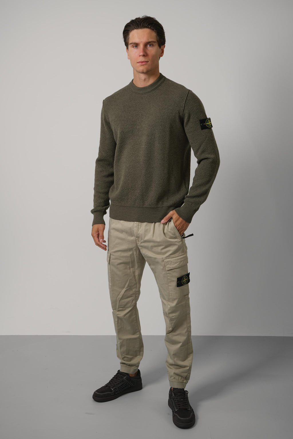 Crewneck – Military Green Melange (5100011)