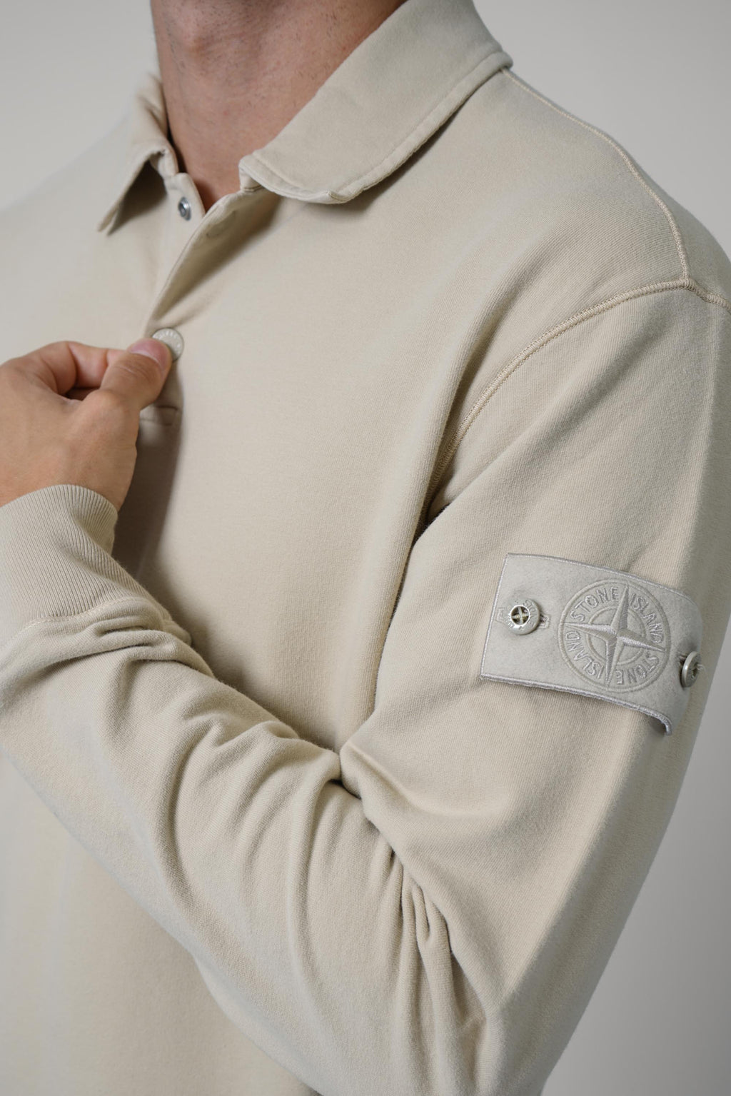 Longsleeve Polo – Beige (6100026)