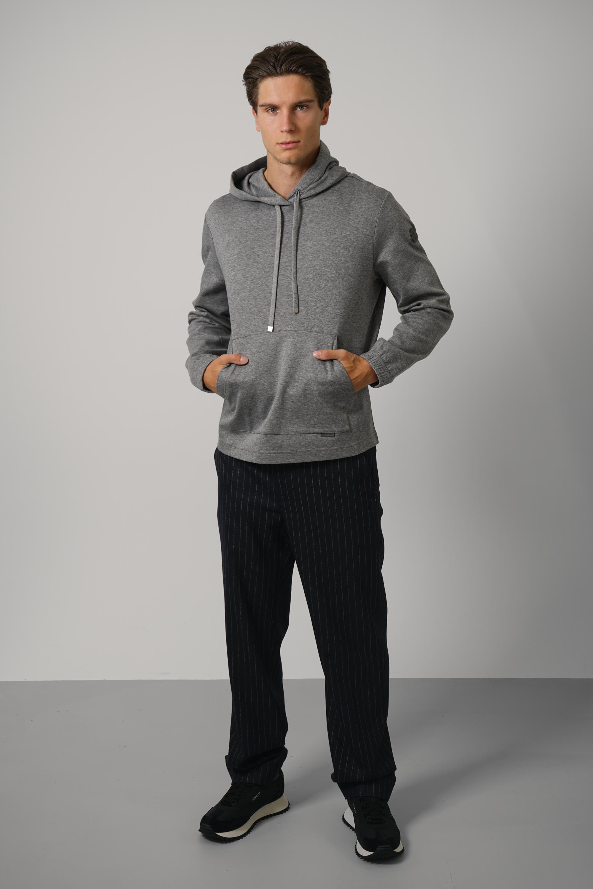 Moncler Hoodie Grey