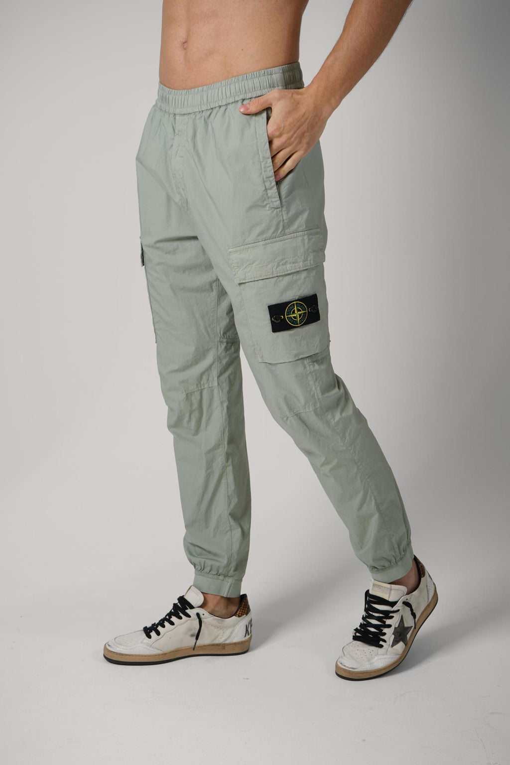 3100031 Stone Island 'Paracadute' Trouser Sage Green