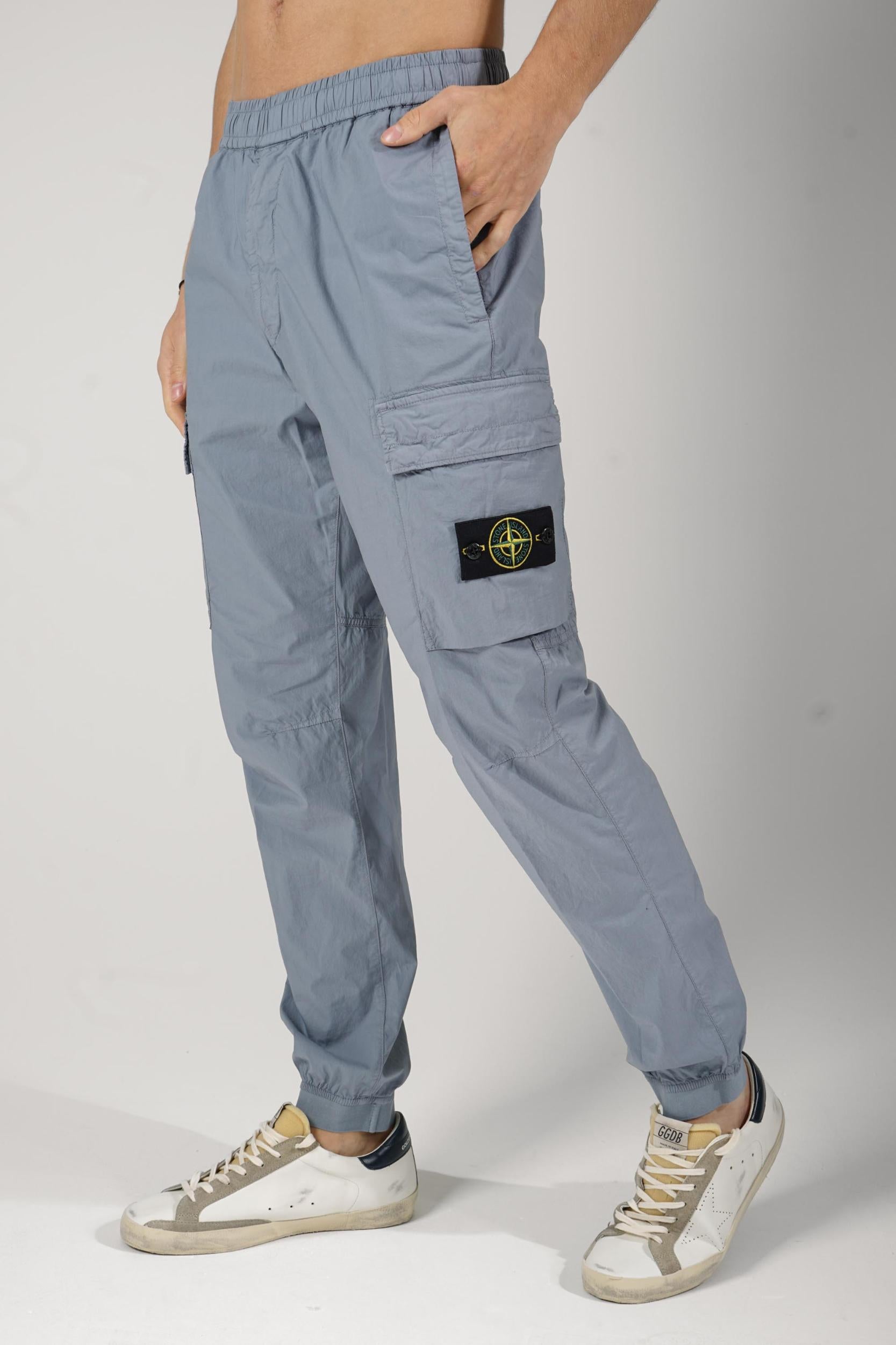 3100031 Stone Island Pantalone Regular Blue