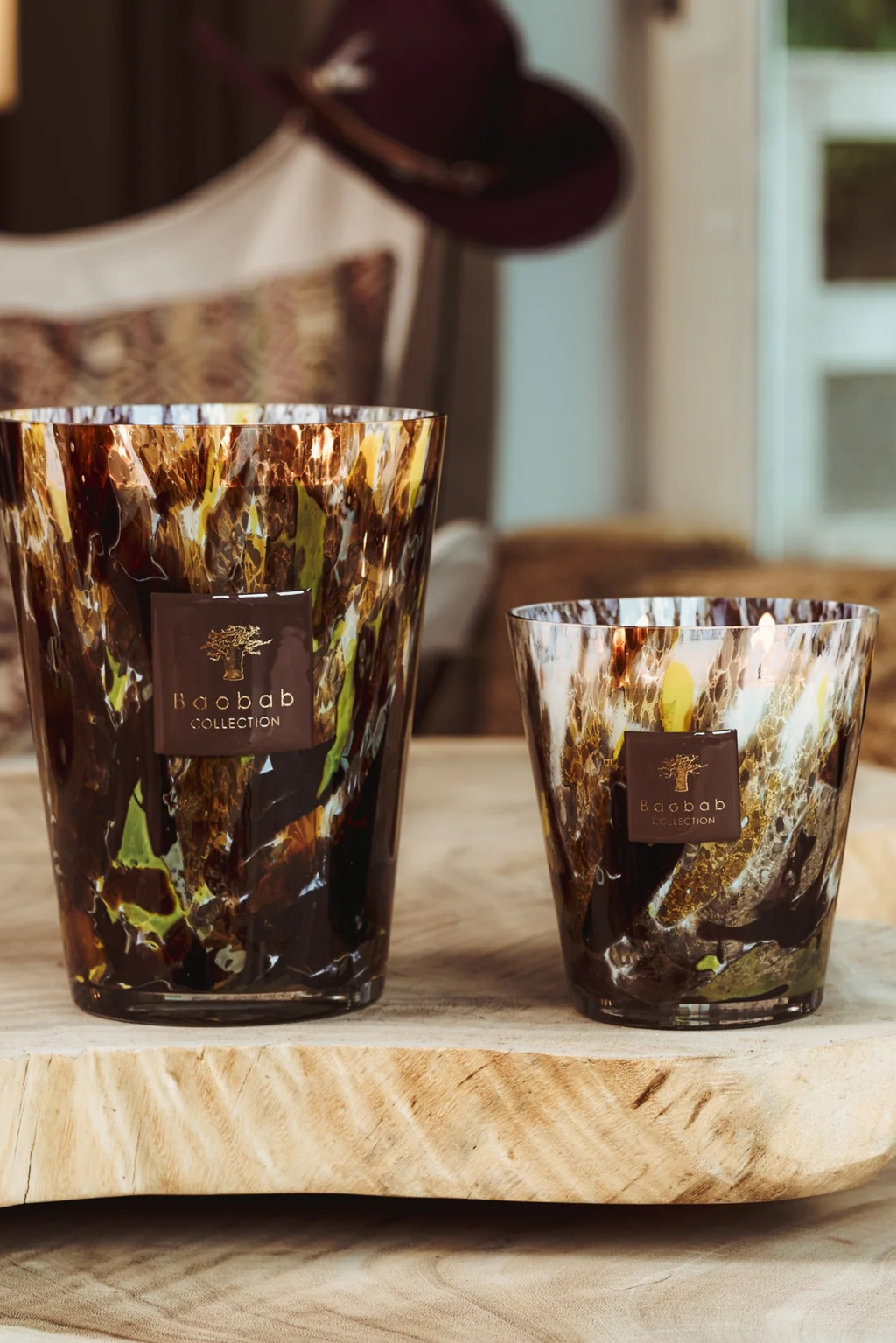 Baobab Halona Yellow World Candle