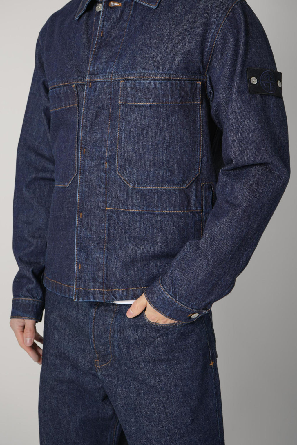 4100006 Stone Island Denim Indigo