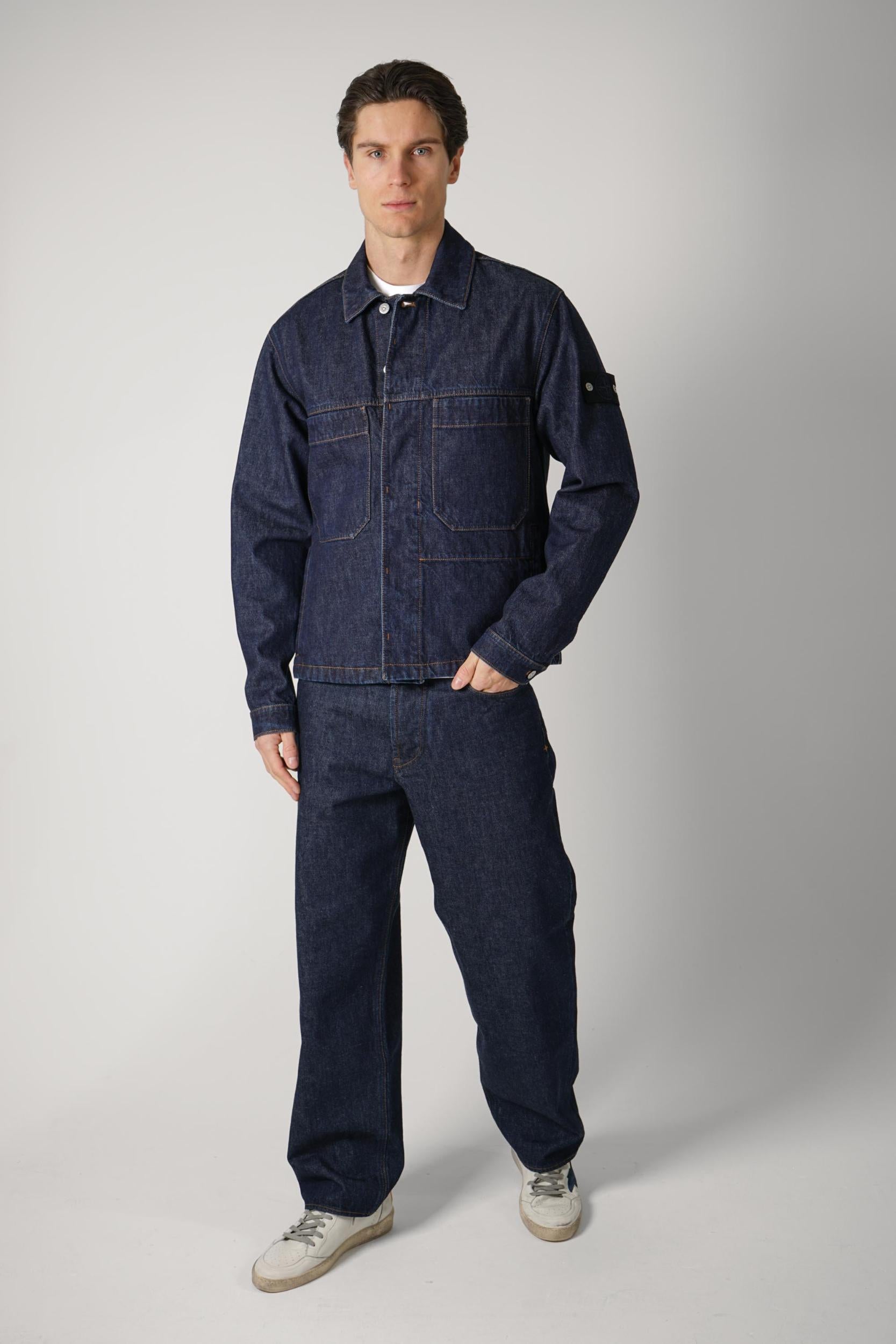 4100006 Stone Island Denim Indigo