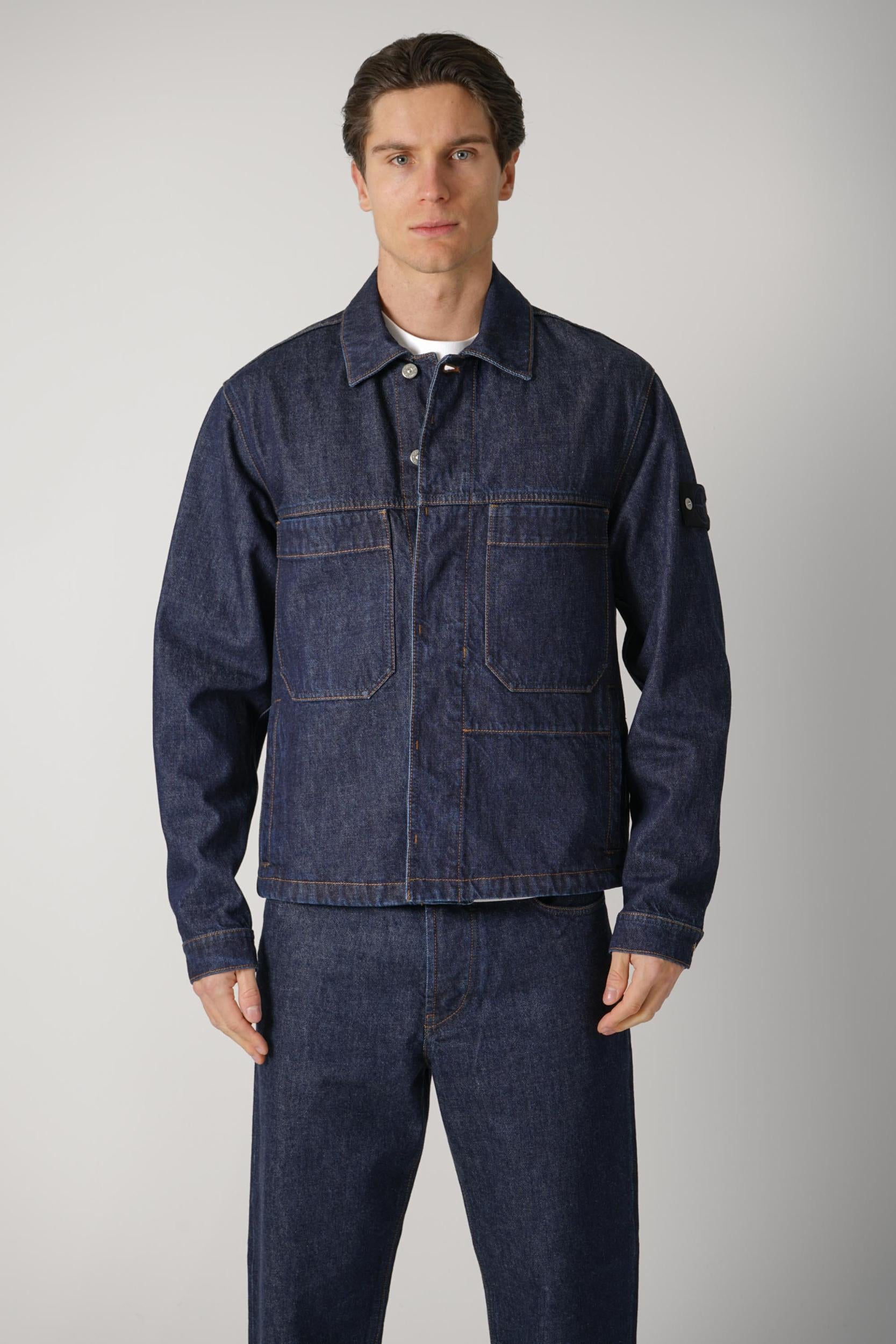 4100006 Stone Island Denim Indigo