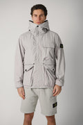 4100032 Stone Island Micro Twill Parka Grey