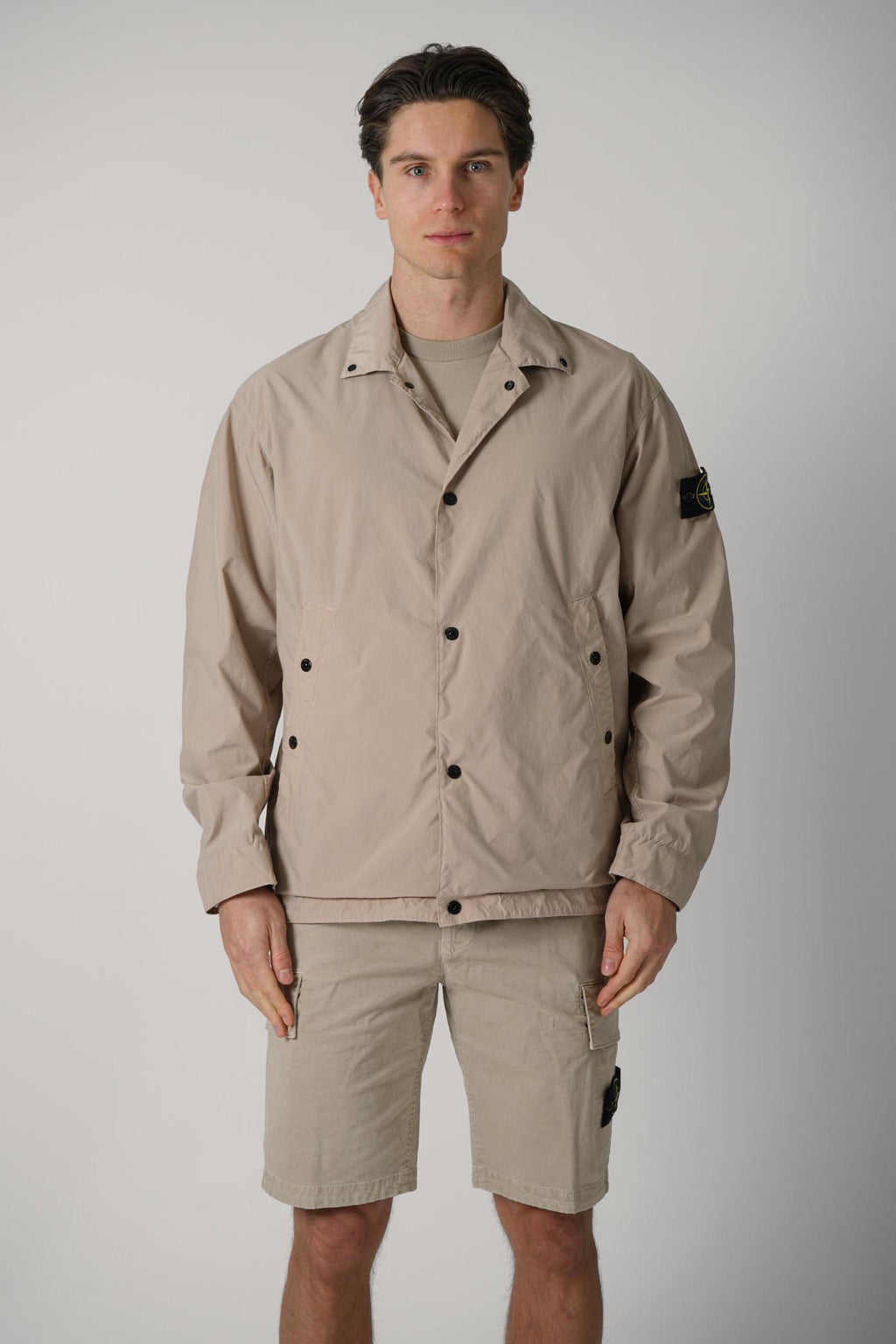 4100041 Stone Island Coach Jacket Desert