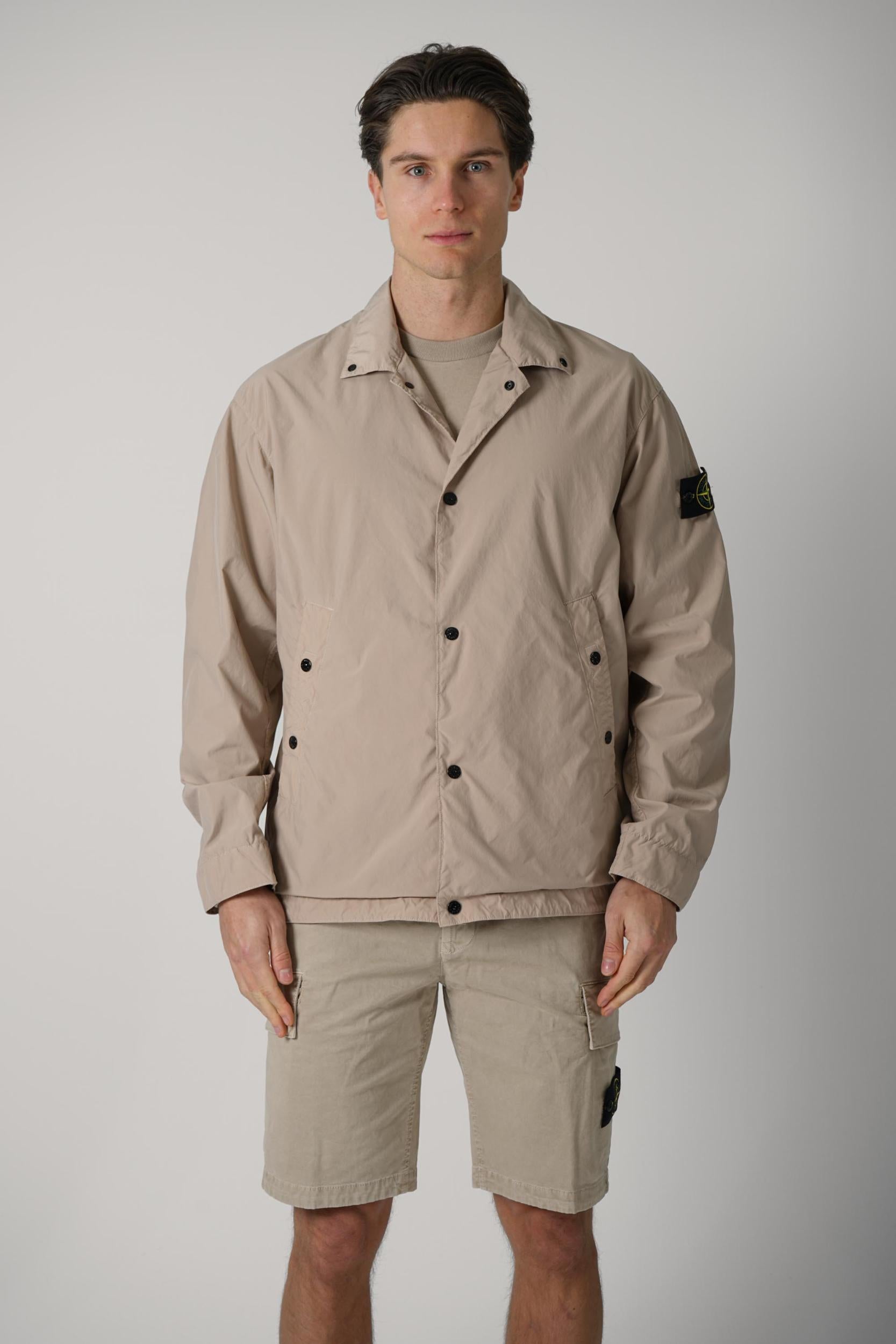 4100041 Stone Island Coach Jacket Desert