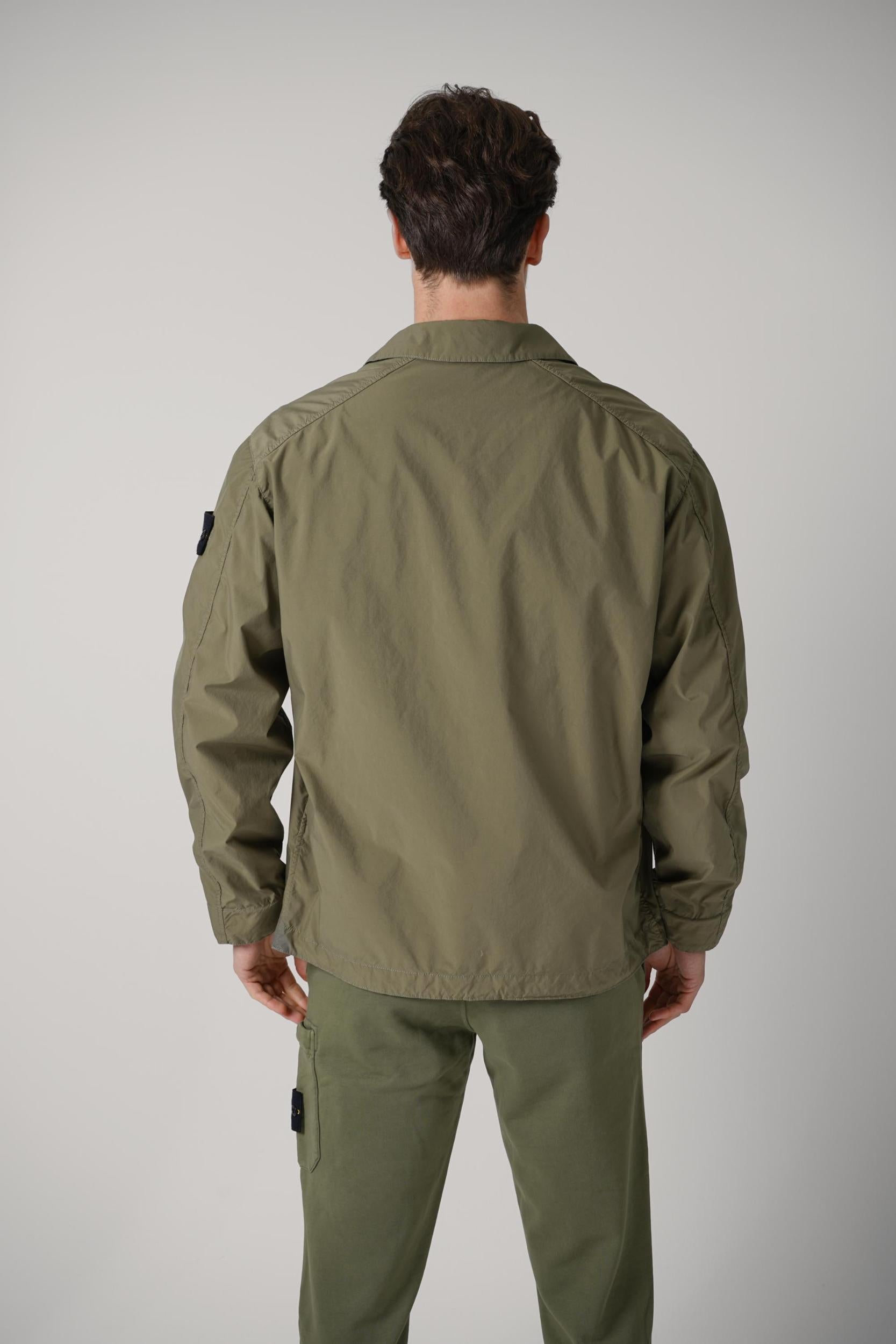 4100041 Stone Island Coach Jacket Military Green