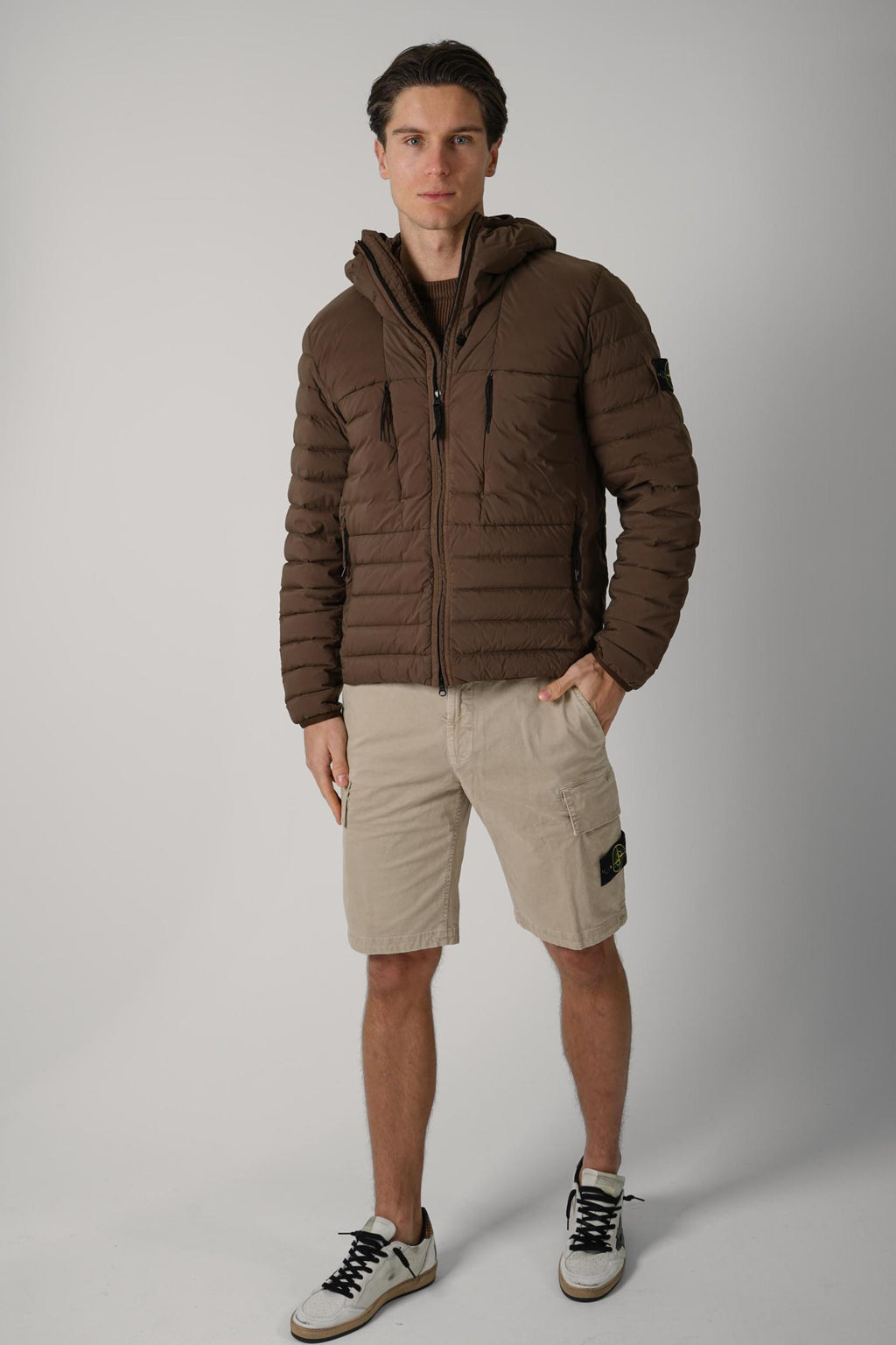 4100107 Stone Island Seamless Tunnel Nylon Down Jacket