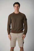 5100013 Stone Island Crewneck Jumper Umber