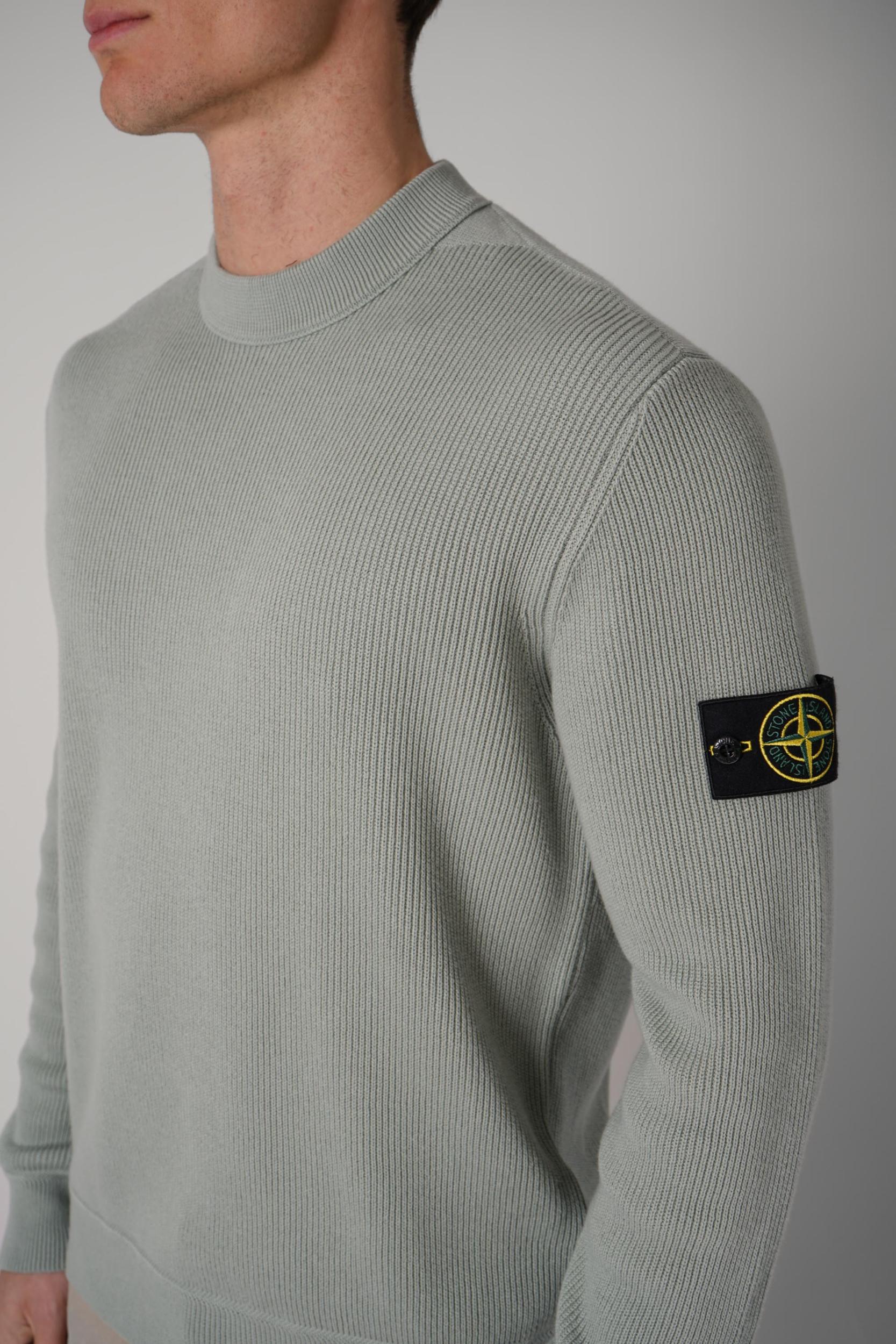 5100015 Stone Island Crewneck Jumper Sage Green