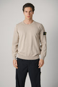 5100053 Stone Island Cotton Sweater Light Brown