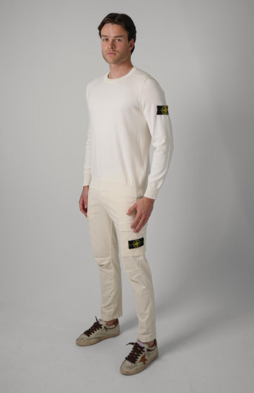5100053 Stone Island Crewneck Ivory