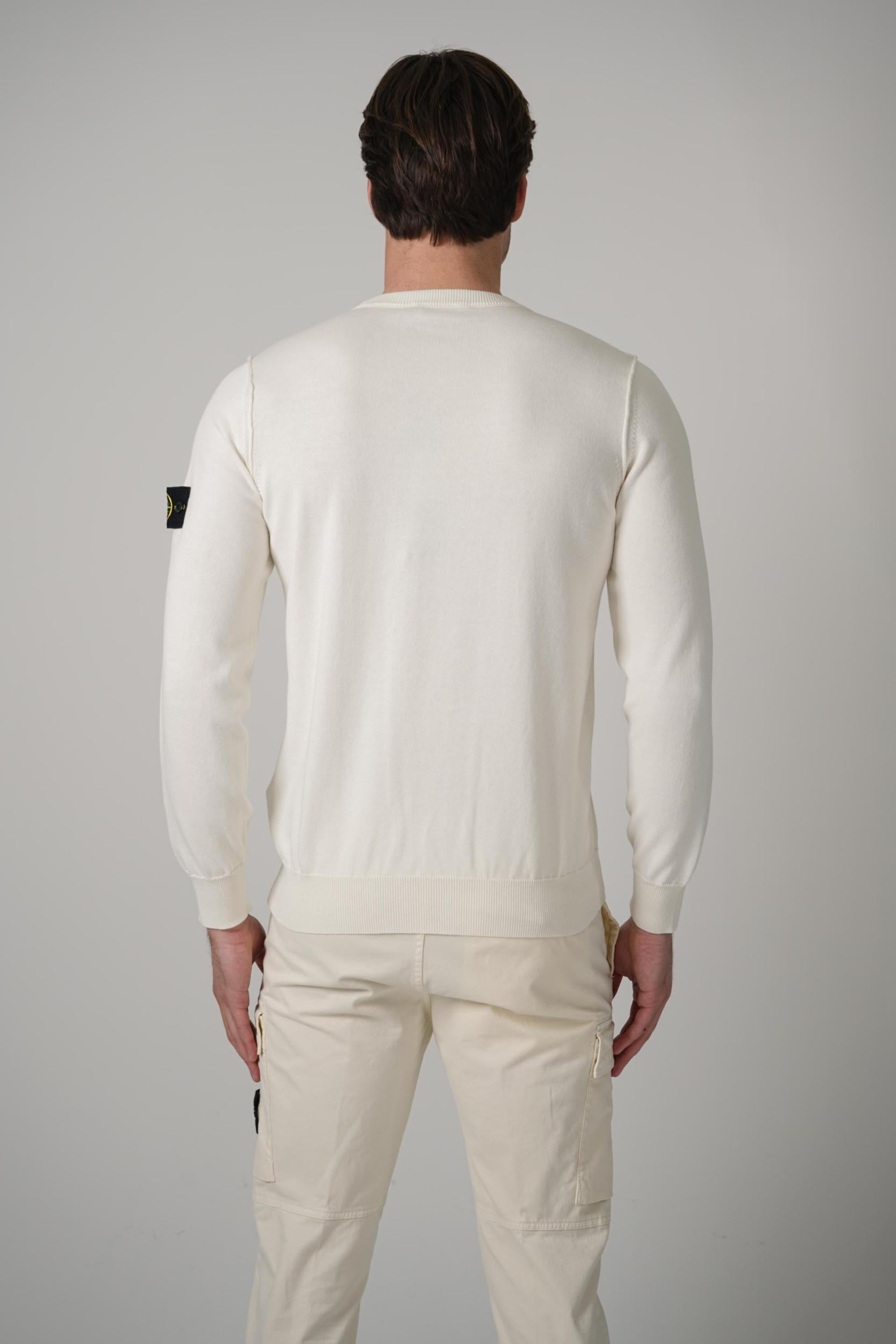 5100053 Stone Island Crewneck Ivory