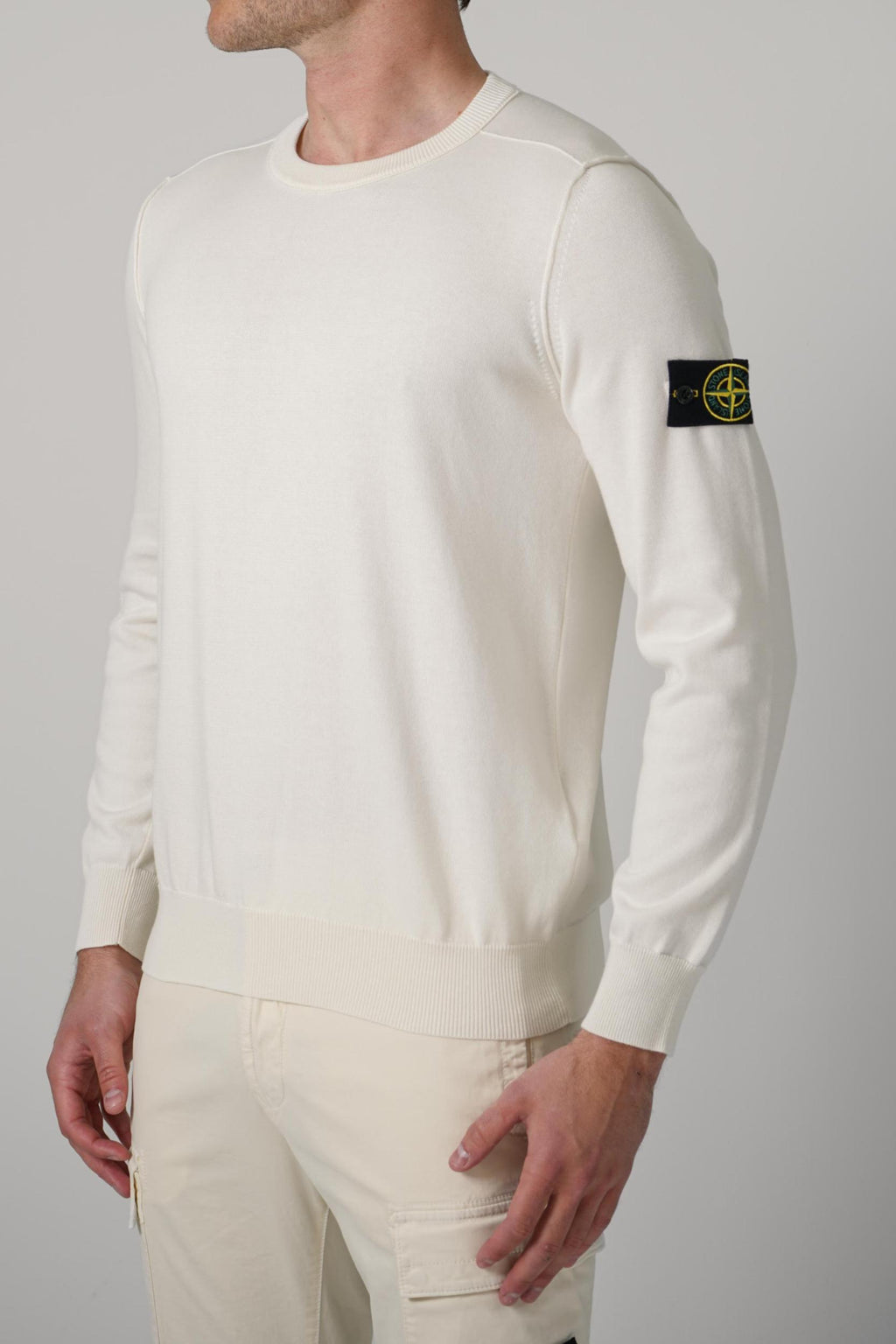 5100053 Stone Island Crewneck Ivory
