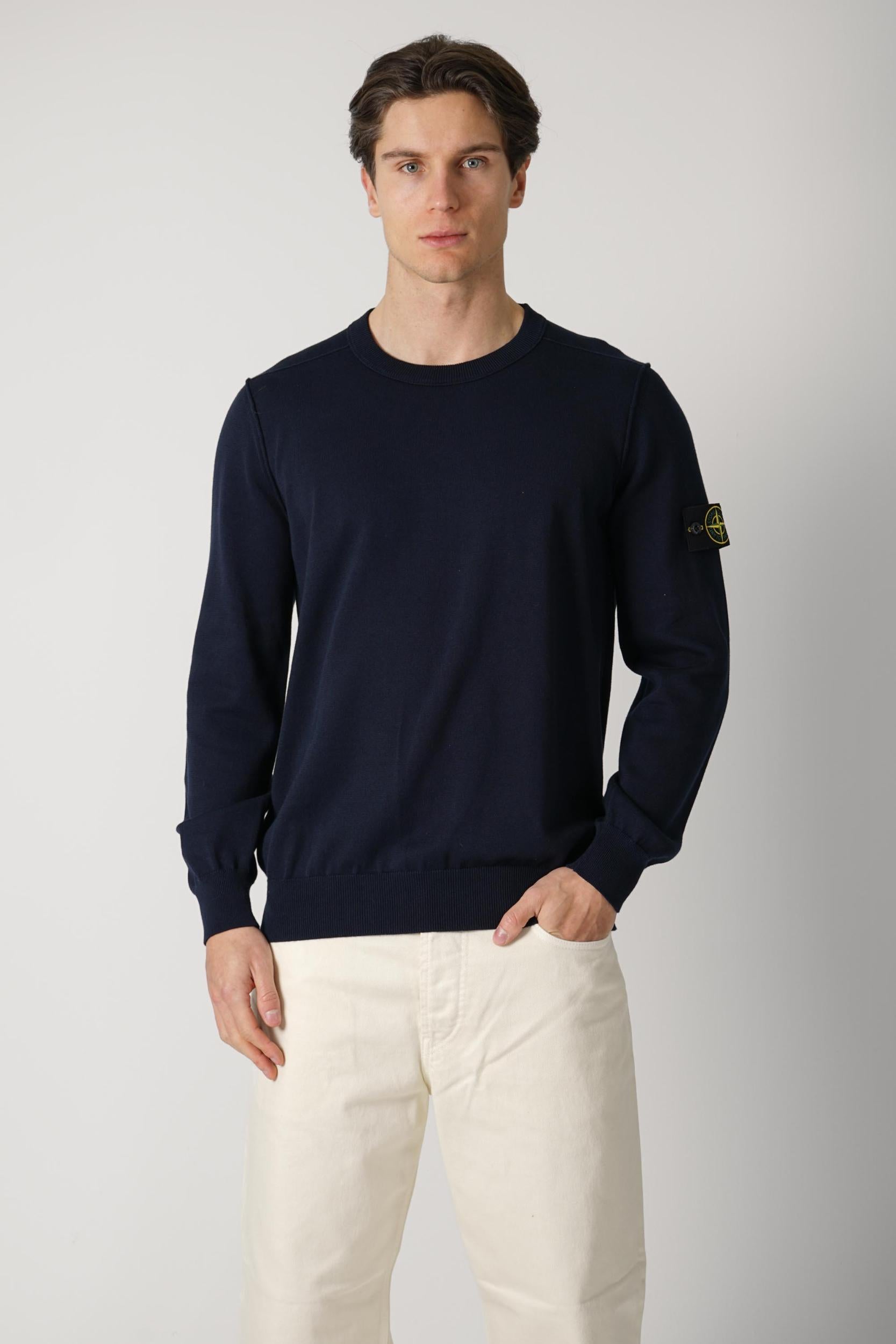 5100053 Stone Island Crewneck Knit Navy