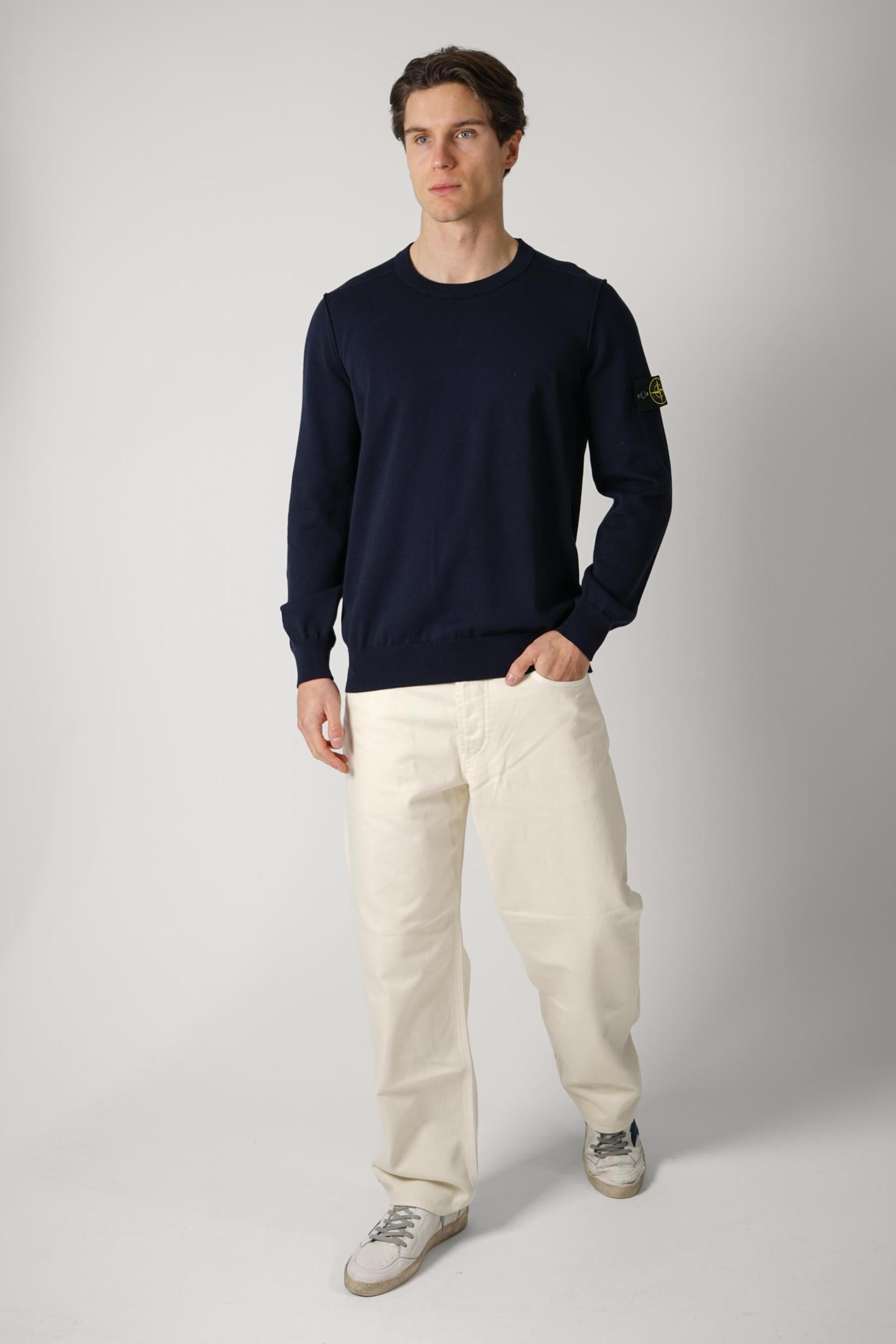 5100053 Stone Island Crewneck Knit Navy